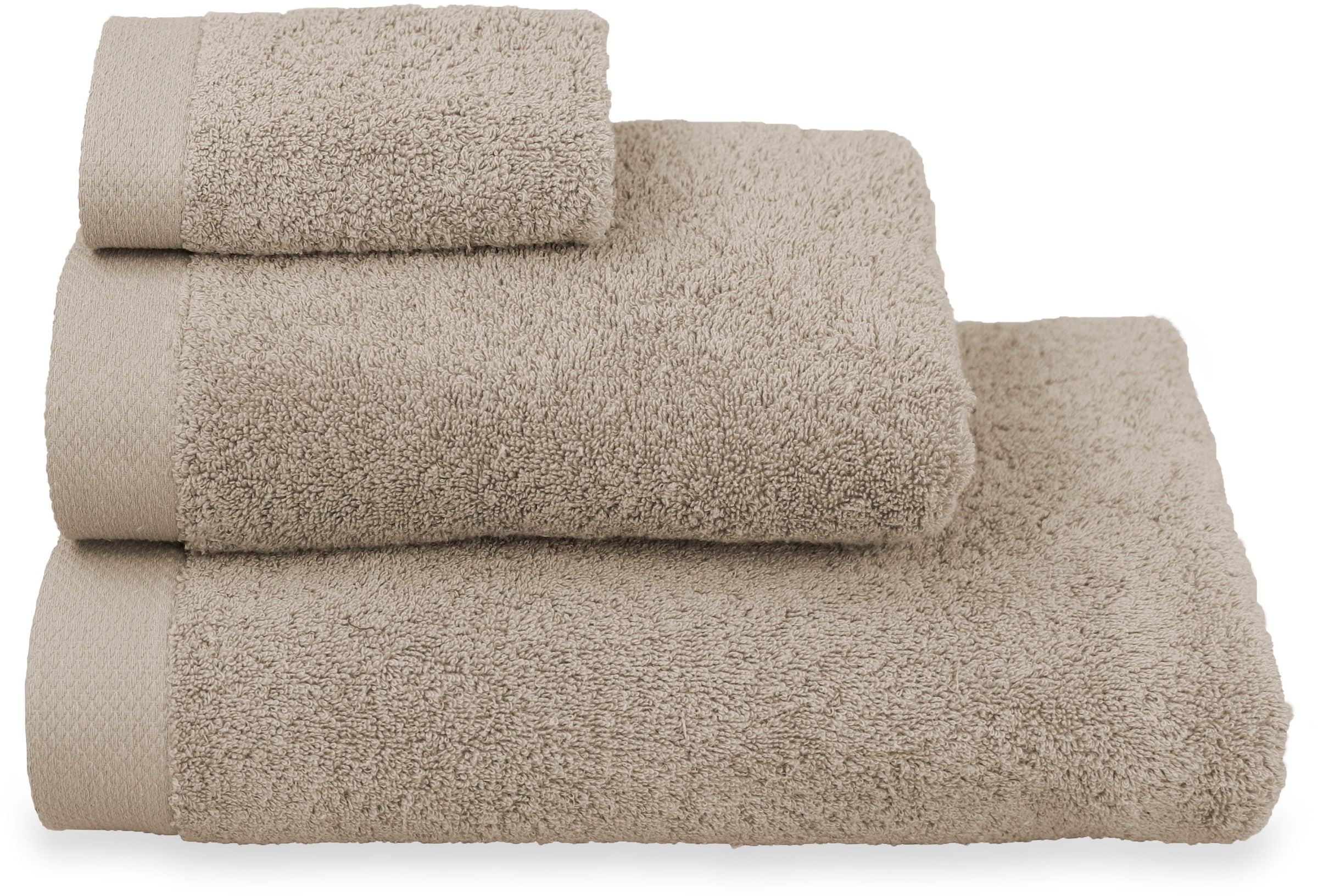 600gr/m² Bio-Baumwolle Handtuch Gästetuch »»Tailles« Set Handtuch, Frottee, aus Leonique Hotel-Qualität«, Premium flauschige 3 Duschtuch, tlg.,