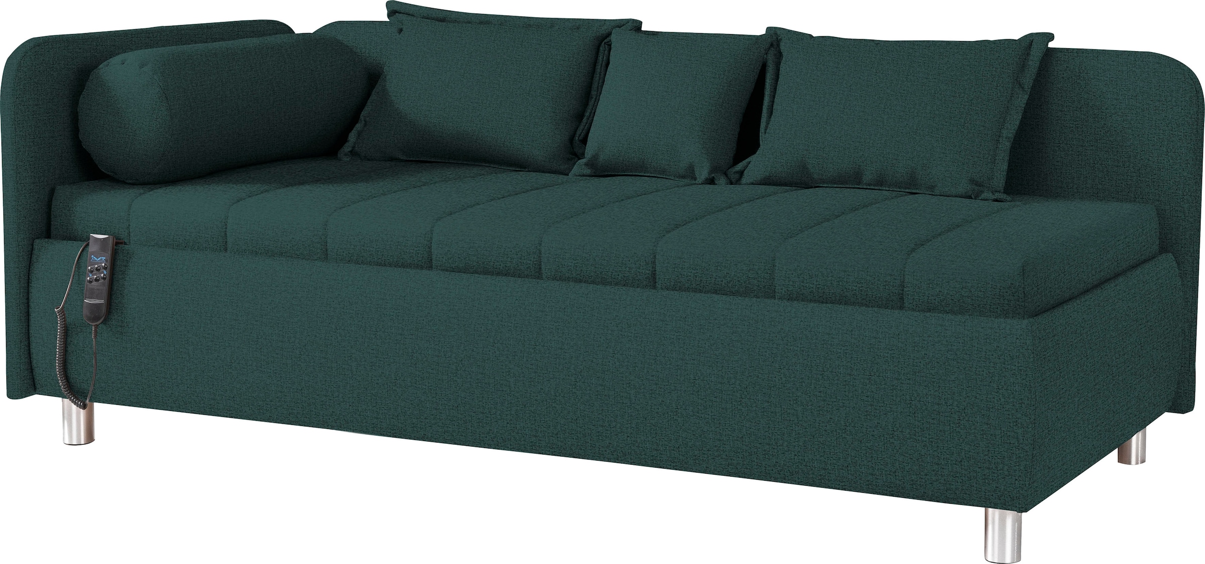 alina Schlafsofa »Kiana« Liegefläche 90/200 cm oder 100/200 cm, Bettkasten, Zierkissen-Set