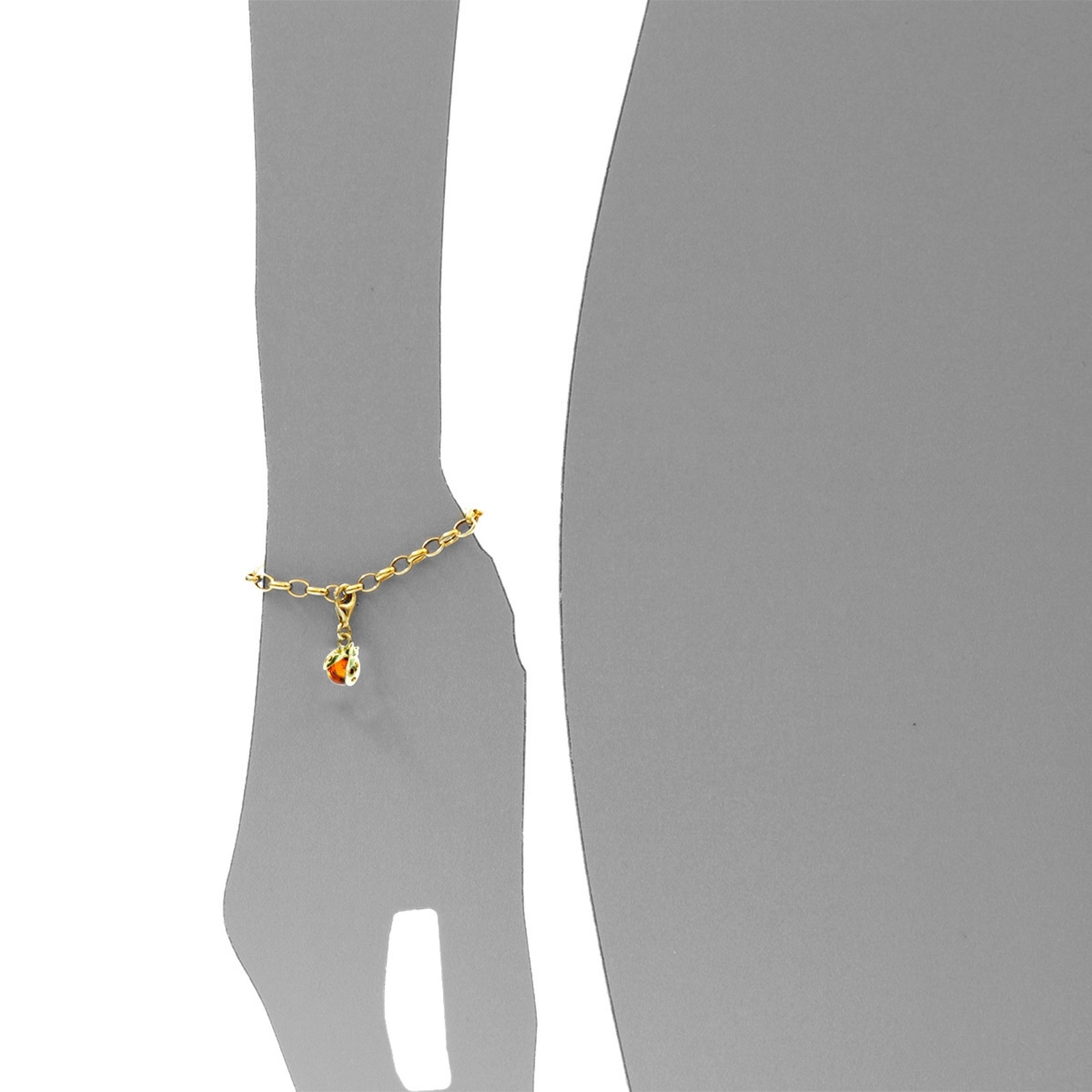 OSTSEE-SCHMUCK Kettenanhänger »- Marienkäfer - Gold 333/000 - Bernstein« ()