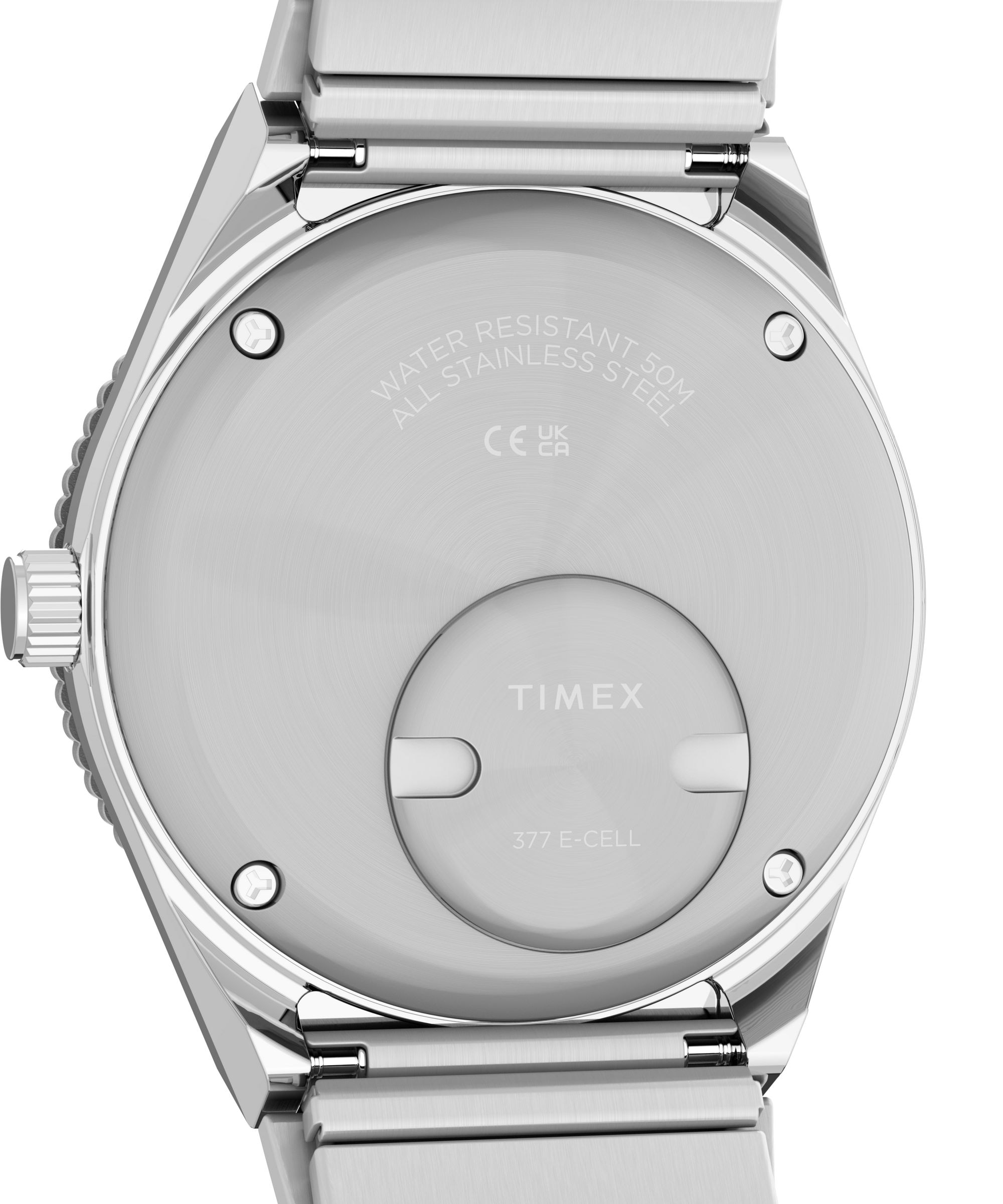 Timex Quarzuhr »Q Timex Mini« Armbanduhr, Damenuhr, Edelstahlarmband, analog, Beleuchtung
