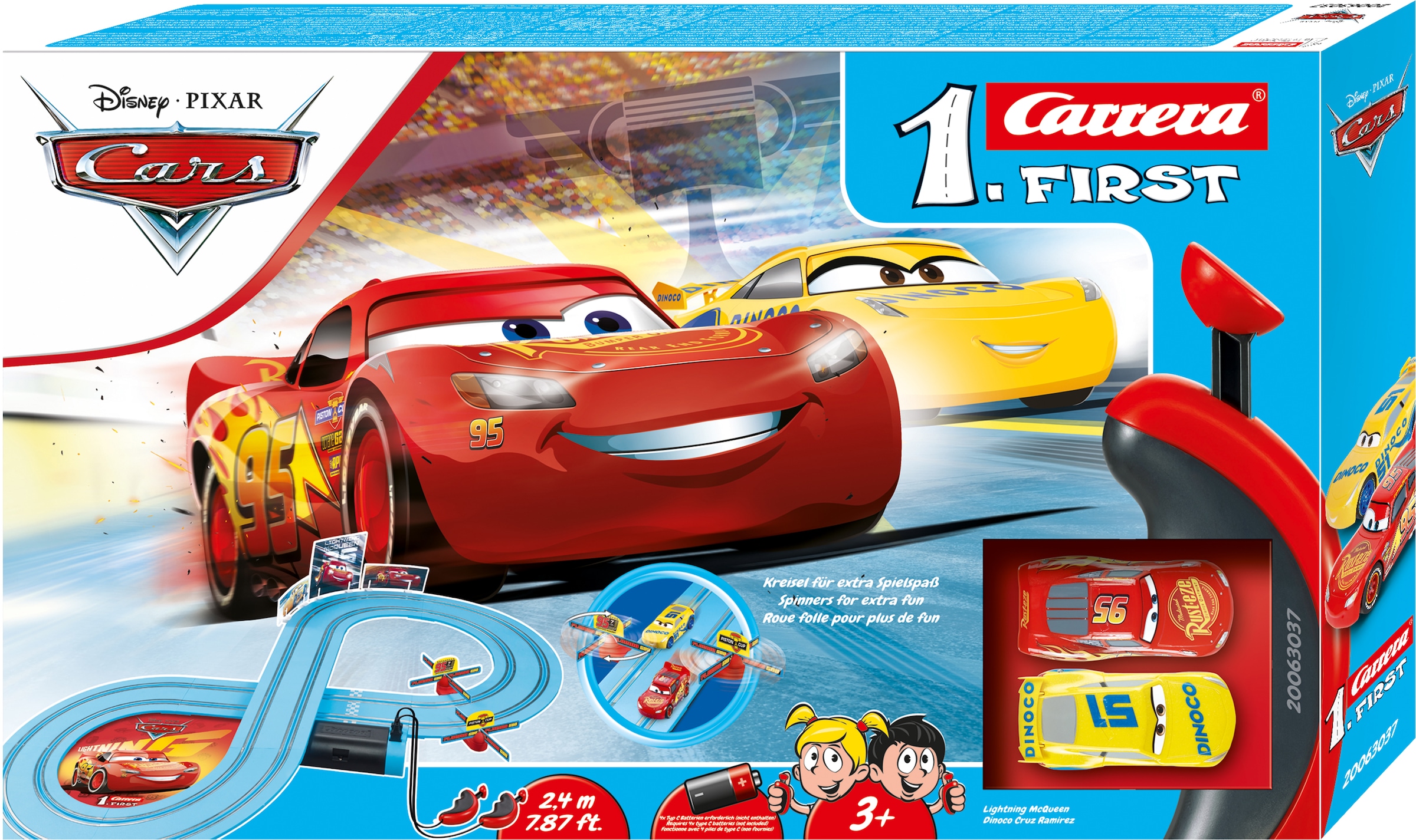 Autorennbahn »Carrera® First - Disney·Pixar Cars - Race of Friends«, (Set)