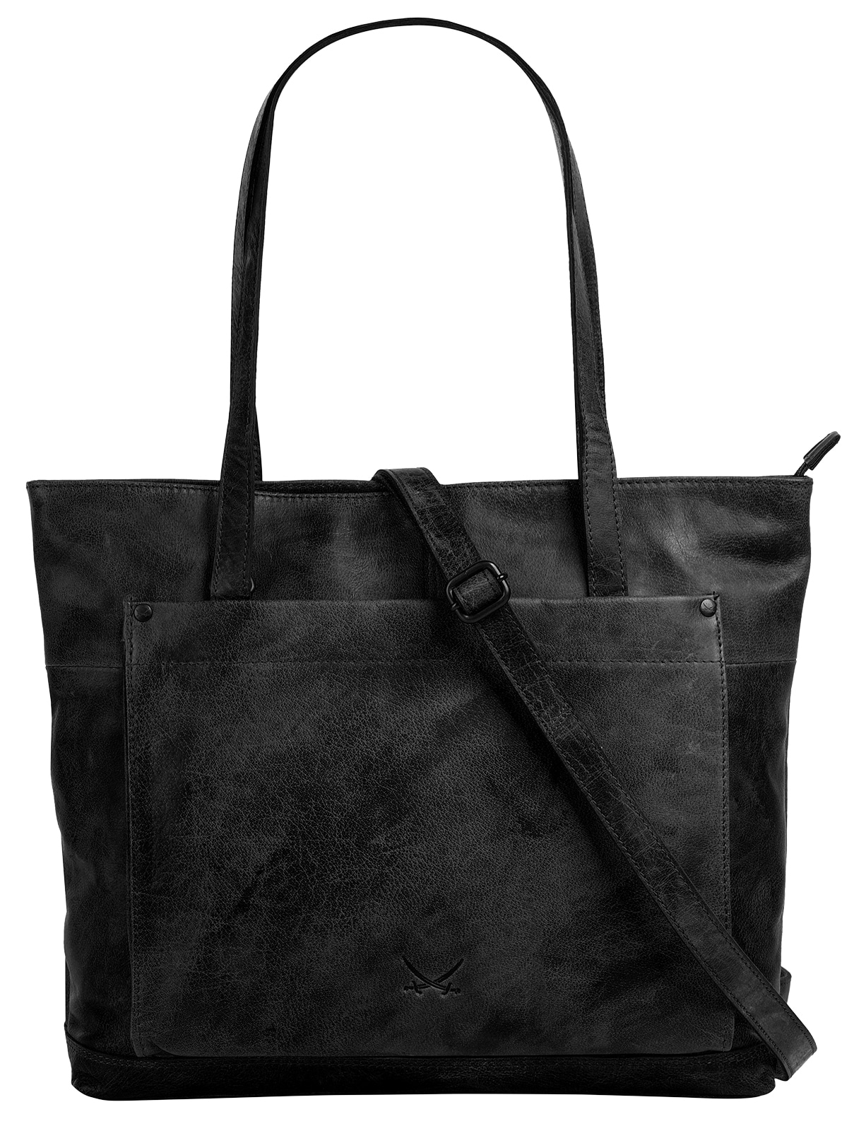 Sansibar Shopper "SANSIBAR Damen echt Leder" echt Leder