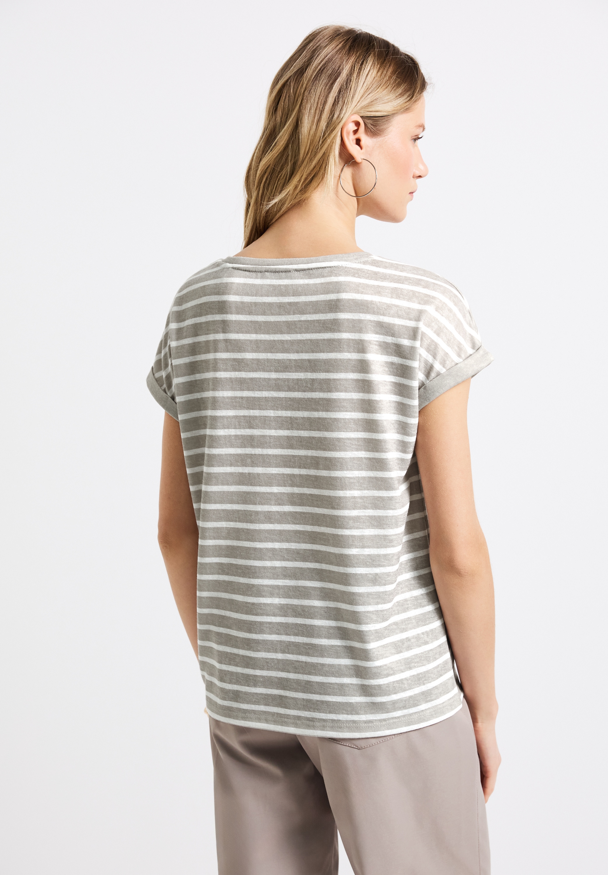 STREET ONE Shirttop, mit Streifenmuster