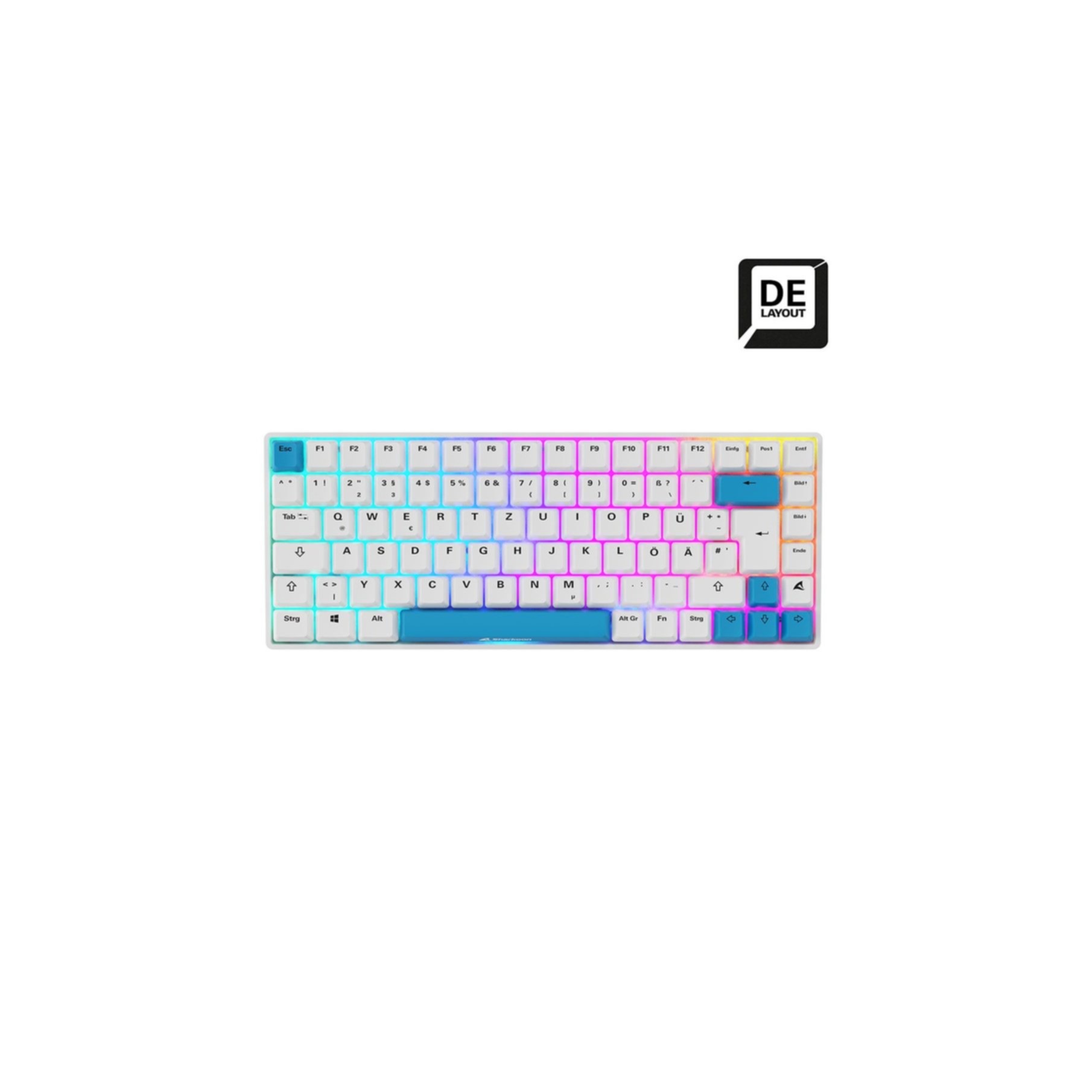 Sharkoon Tastatur »SKILLER SGK50 S3 PBT«, (USB-Anschluss-Profil-Speicher)