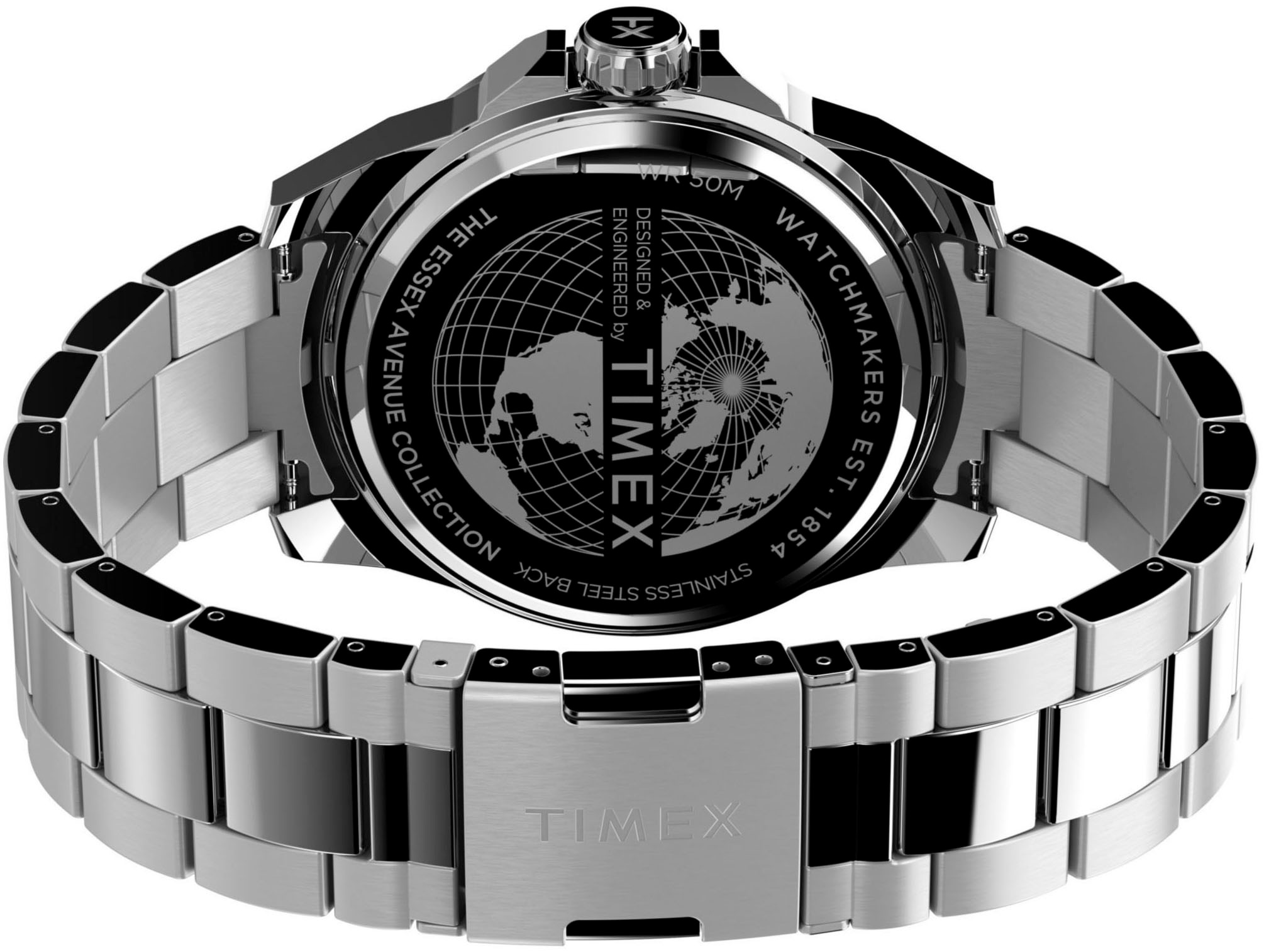 Timex Quarzuhr »ESSEX«, Armbanduhr, Herrenuhr, Datum, Leuchtzeiger, Mineralglas, analog