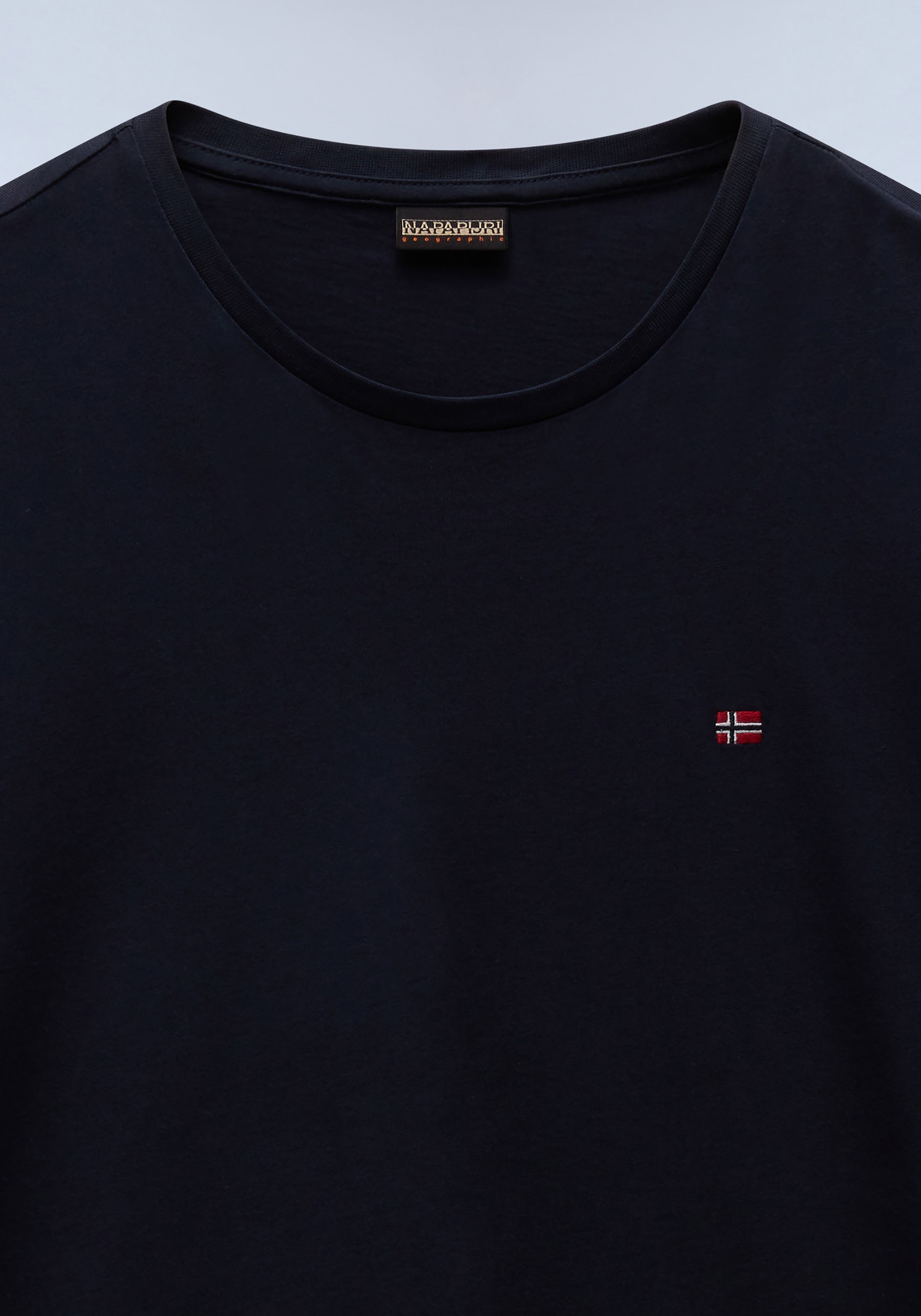 Napapijri T-Shirt »SALIS SS SUM SHARK SKIN HCB« Kurzarm, für sportliche und sommerliche Anlässe, Rundhalsausschnitt