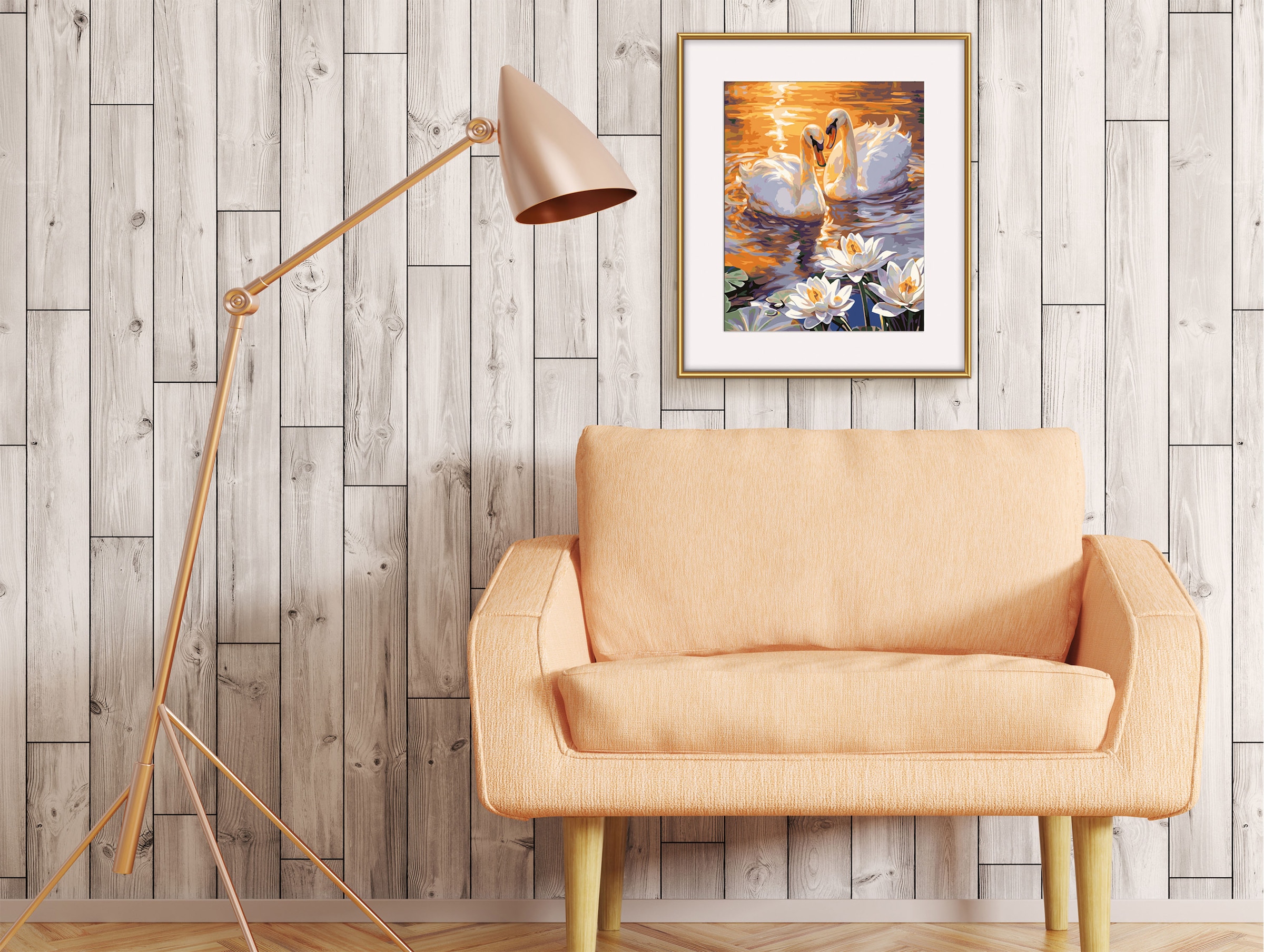 Schipper Malen nach Zahlen »Meisterklasse Klassiker - Verliebte Schwäne« Made in Germany