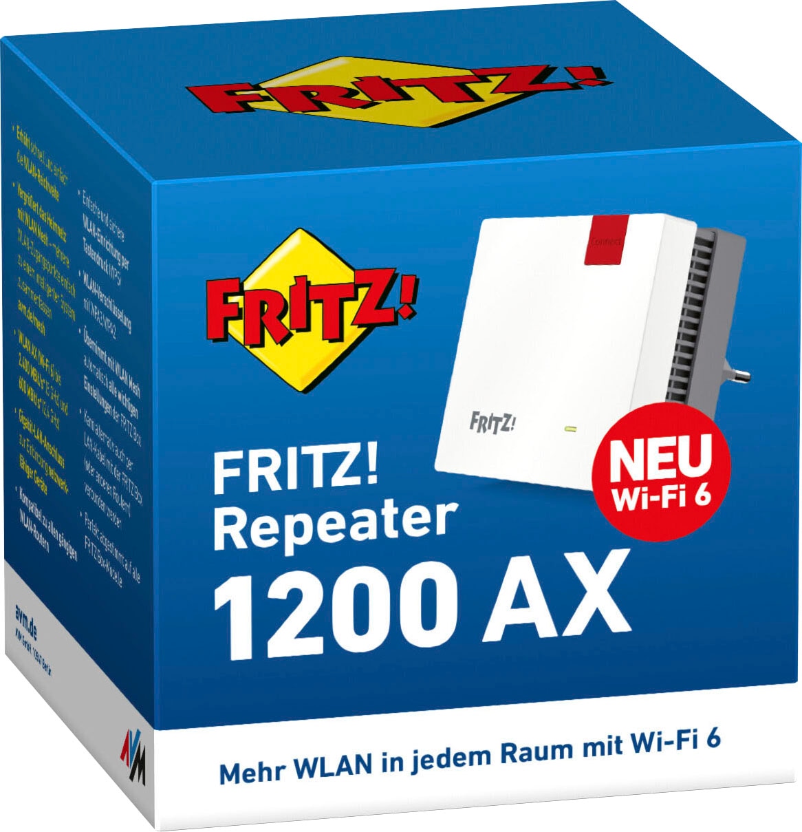 AVM WLAN-Router »Set: AVM FRITZ!Box 5590 Fiber + FRITZ!Repeater 1200AX«