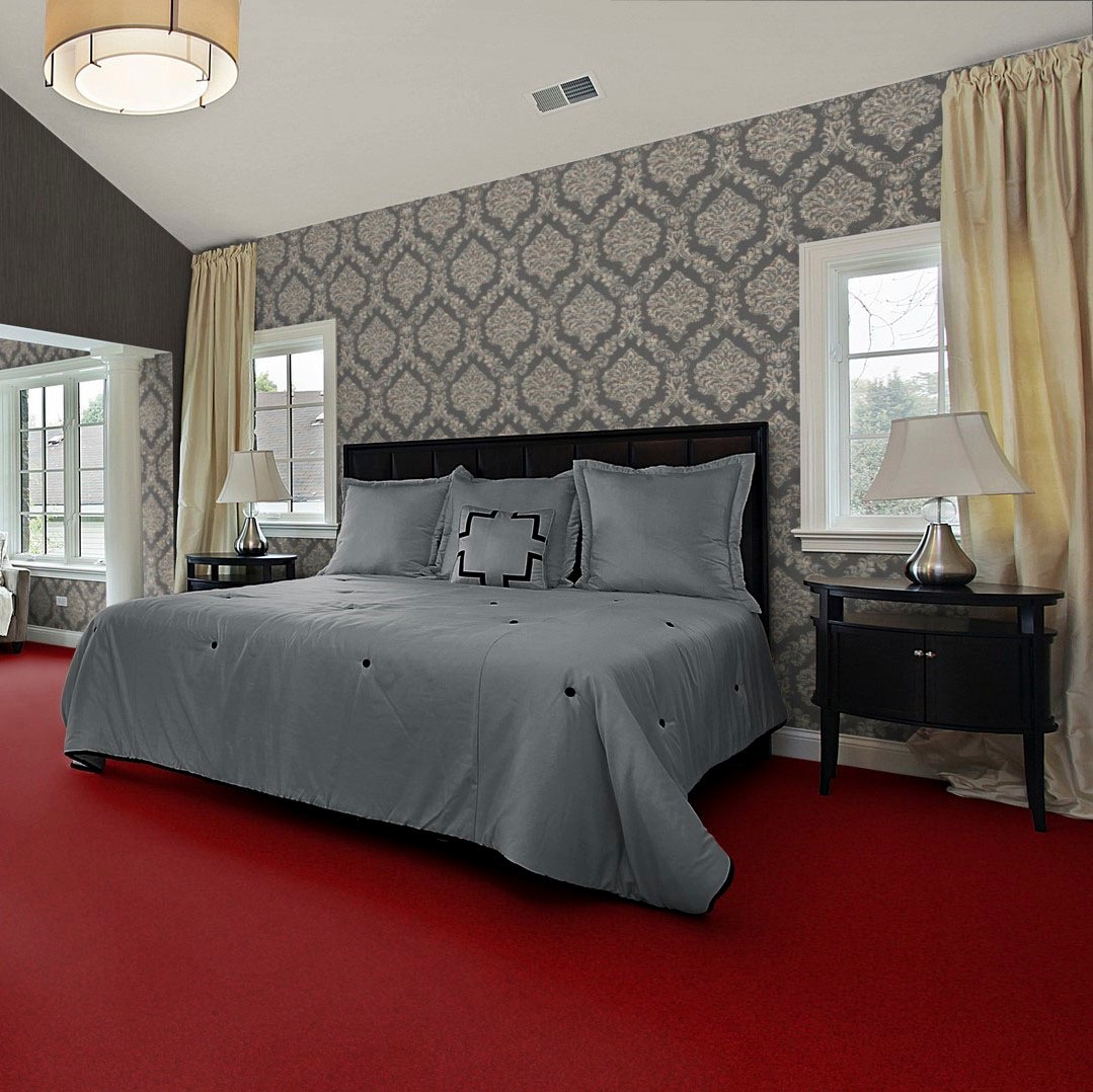 Bodenmeister Teppichboden »Pegasus, Velours - Uni Farben«, rechteckig, 10 mm Höhe, Wohnzimmer, Schlafzimmer, Kinderzimmer, Breite 400/500 cm