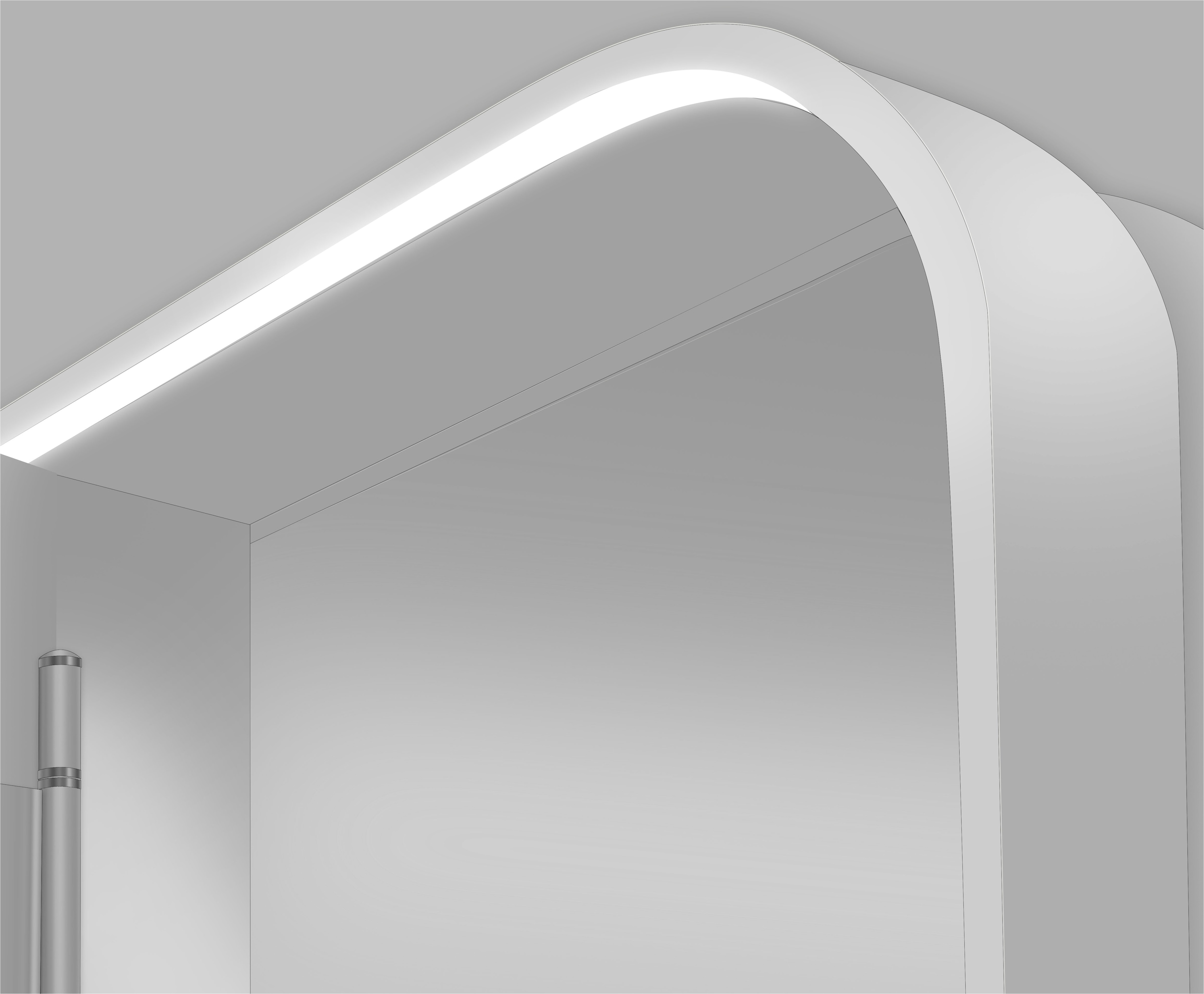 Talos Badezimmerspiegelschrank »Talos Nova«, austauschbare LED-Beleuchtung, 60 x 70 cm