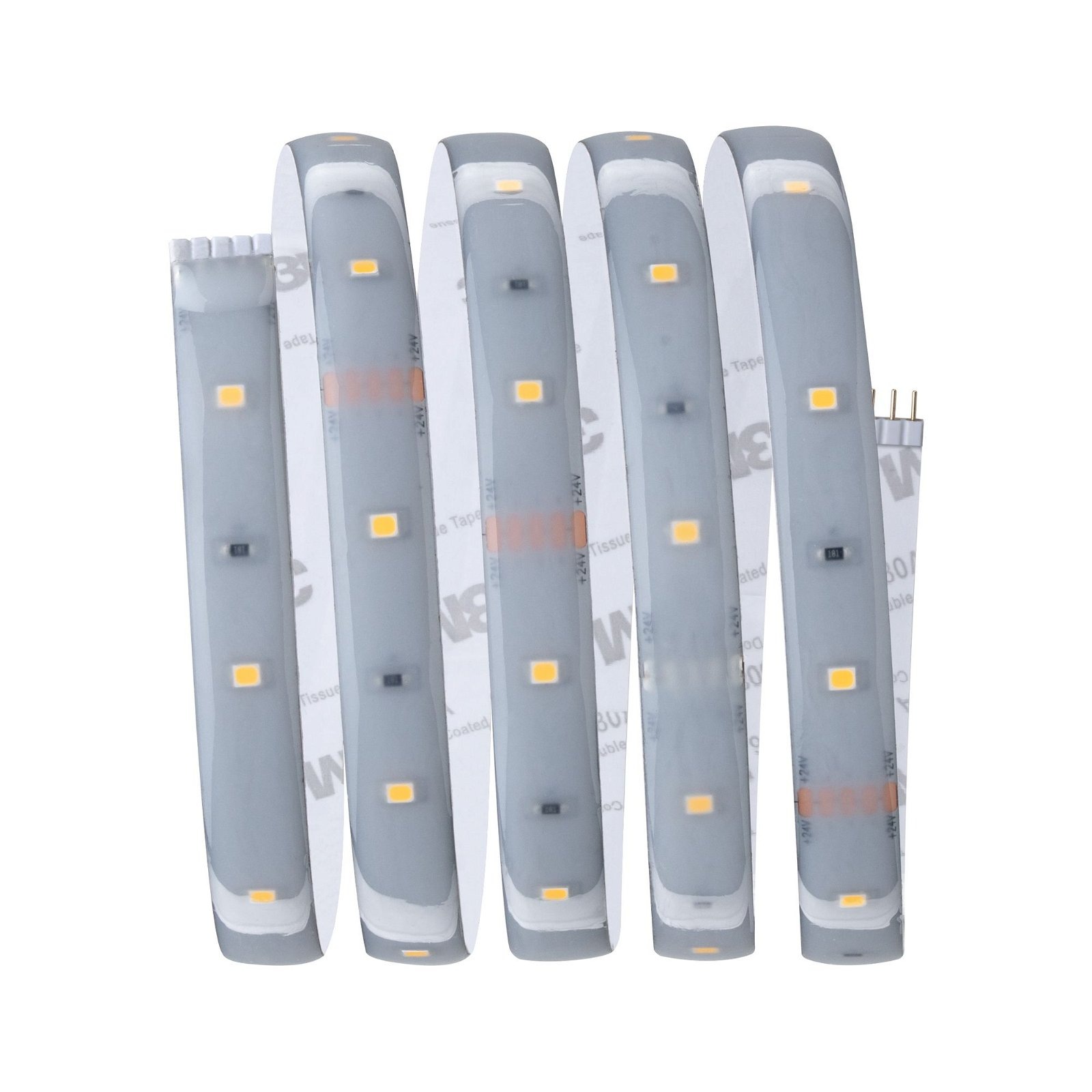 Paulmann LED-Streifen »MaxLED 250 Basisset 1,5m 2700K 6W 230/24V 24VA Silber Kunststoff«, 1 St.-flammig, IP44 Cover