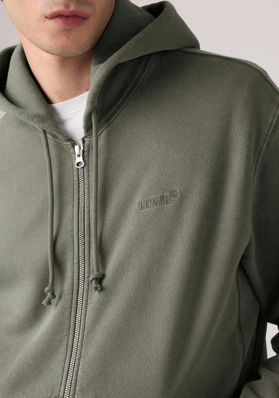 Levi's® Kapuzensweatjacke mit Logo-Stickerei