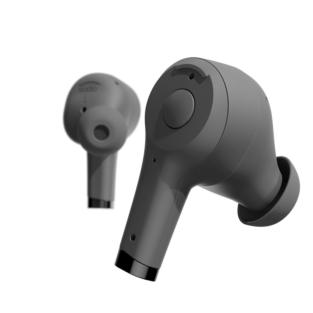 sudio wireless In-Ear-Kopfhörer »Sudio Ett«, Active Noise Cancelling (ANC)-Rauschunterdrückung-integrierte Steuerung für Anrufe und Musik-True Wireless