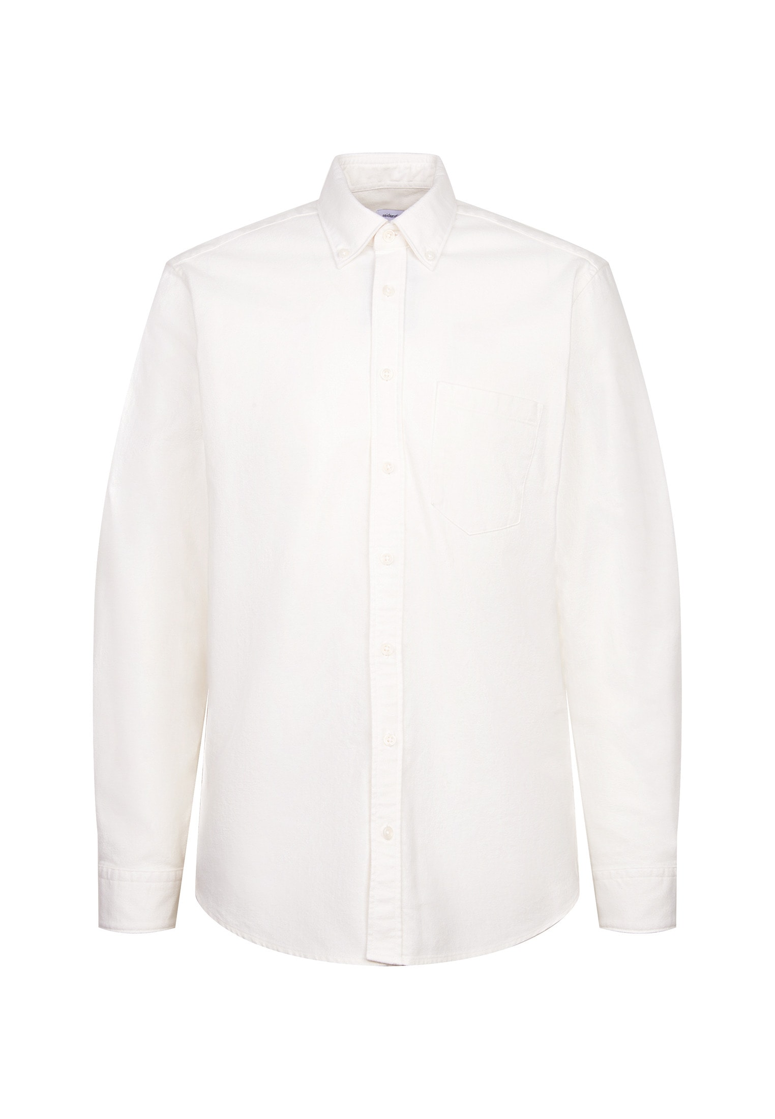 seidensticker Flanellhemd Regular 1/1 Button-Down-Kragen Uni