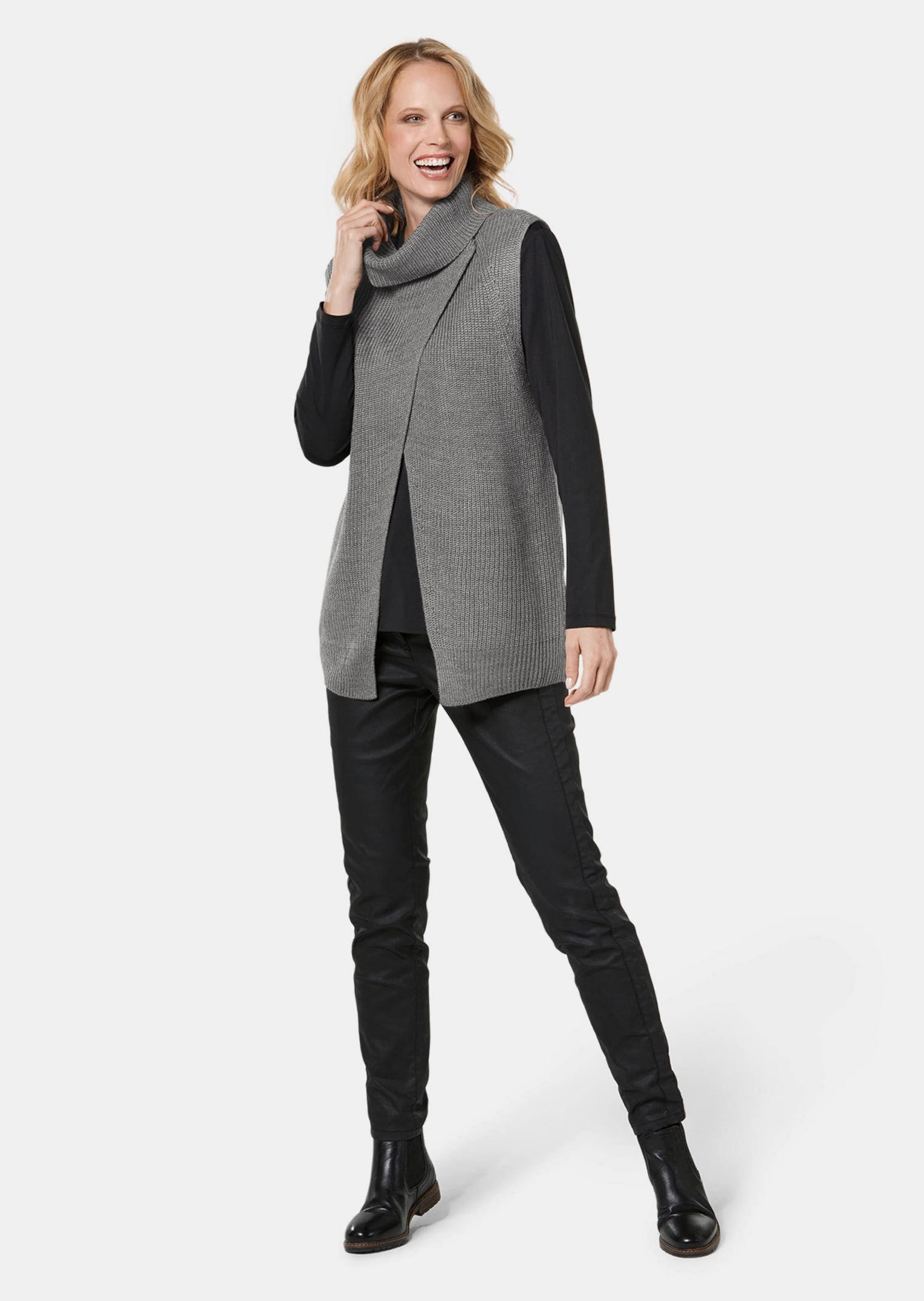 GOLDNER Pullunder »Kurzgröße Zeitloser, kombistarker Pullunder« Ohne