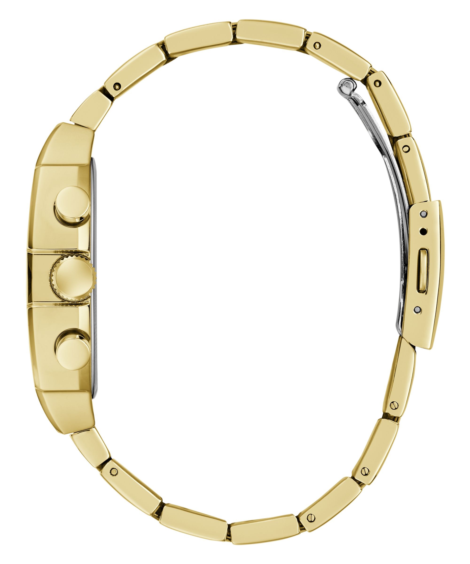 Guess Multifunktionsuhr »PHOENIX QUANTUM« Quarzuhr, Armbanduhr, Herrenuhr, Edelstahlarmband, analog, Wochentag
