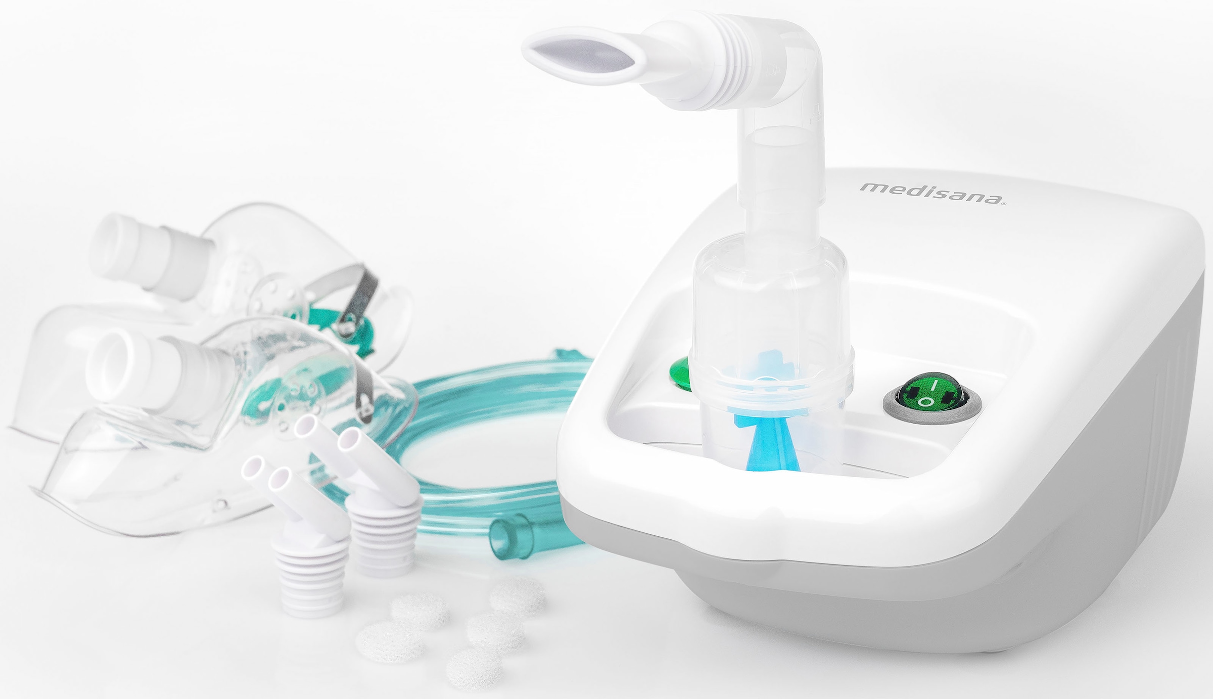 Medisana Inhalator »IN 540«, (Set, 5), Vernebelung der Atemwege mit Kompressor-Drucklufttechnologie