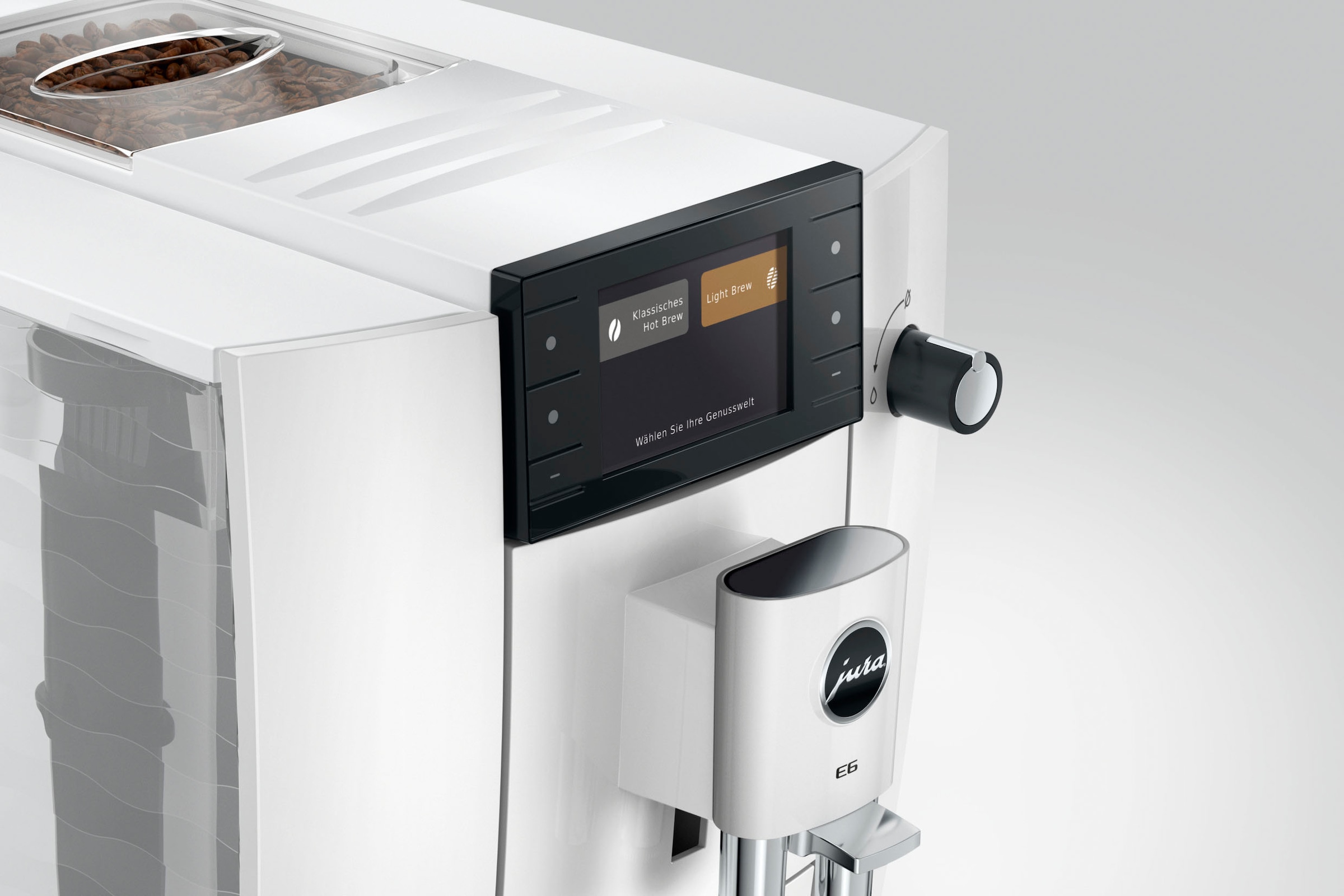 JURA Kaffeevollautomat »E6 Piano White (ED)«