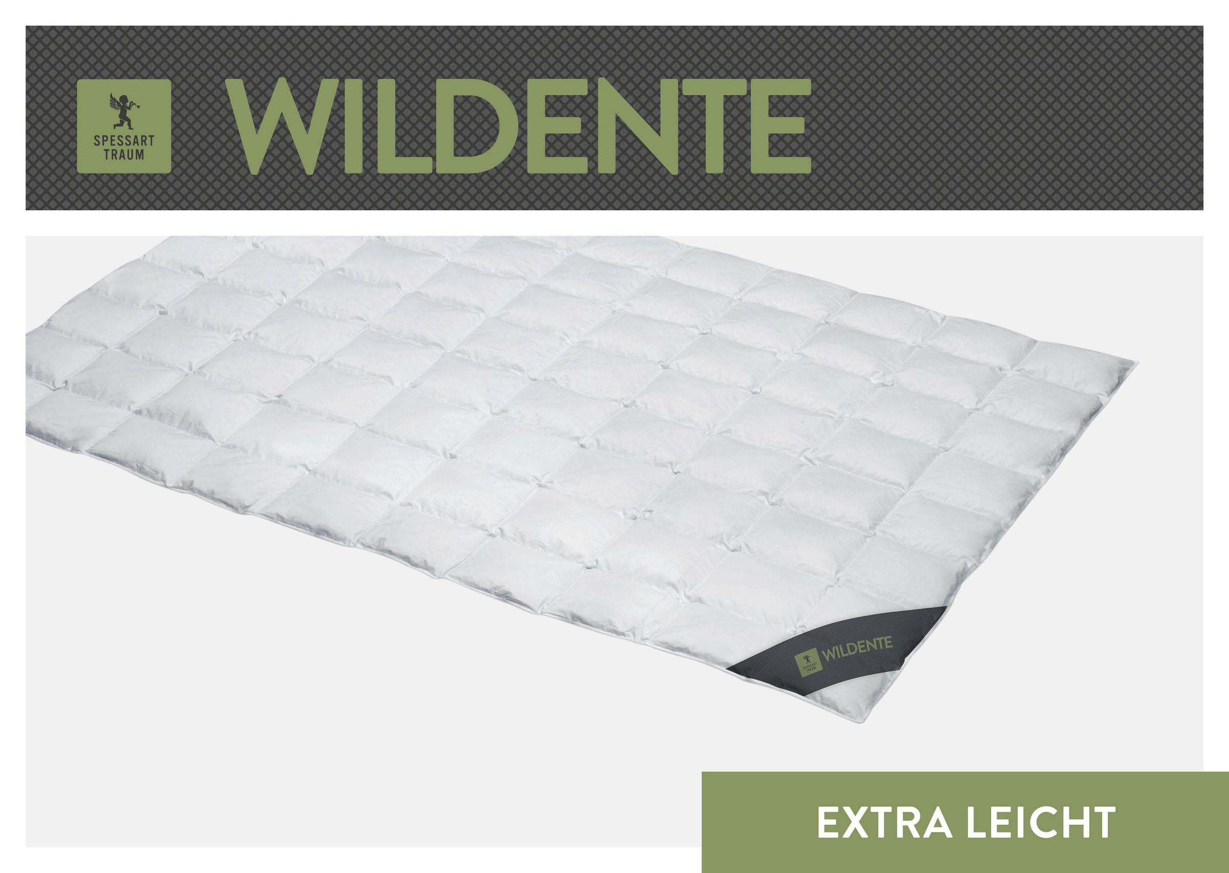 SPESSARTTRAUM Daunenbettdecke »Wildente Bettdecken 135x200cm & weitere Größen« extraleicht Füllung 100Daunen 1 Stk. tlg. Bettdecken  Ganzjahresbettdecke, Winter, Sommer