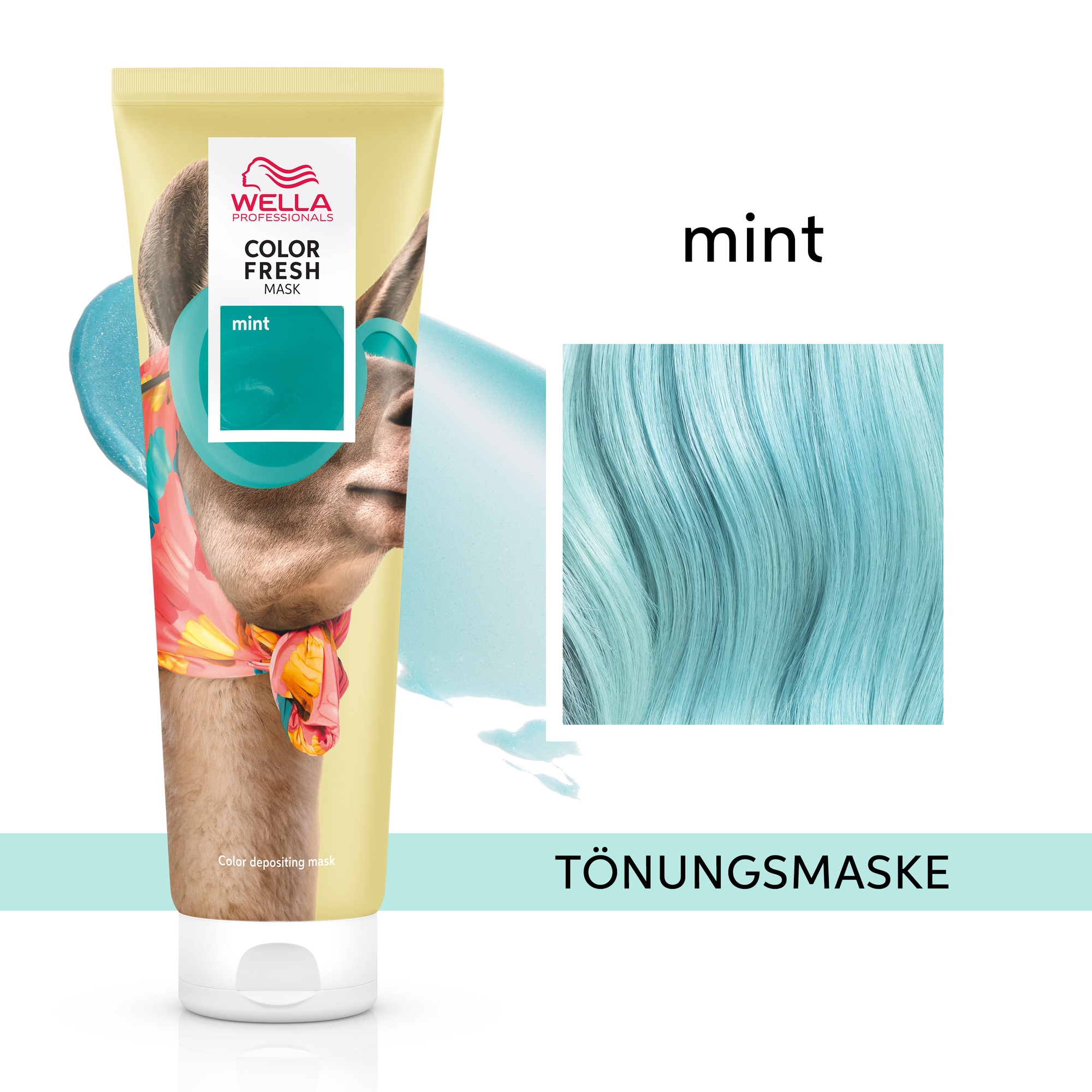 Wella Professionals Haarmaske »Color Fresh Mask Mint« frei von Silikonen, auswaschbar, wöchentliche Anwendung
