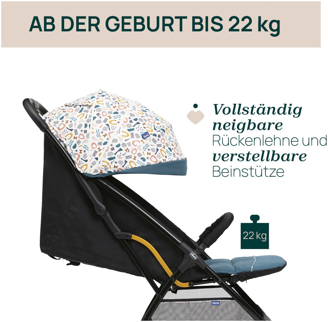 Chicco Sport-Kinderwagen »Glee«, 22 kg, inklusive Regenschutz