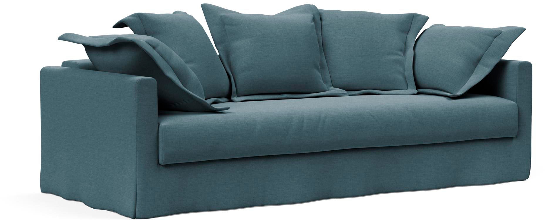 INNOVATION LIVING ™ Schlafsofa »PASCALA Bettsofa der Extraklasse, Kuschelkomfort mit tollen Kissen,«, mit Taschenfederkernmatratze, Liegefläche Breite 140 cm