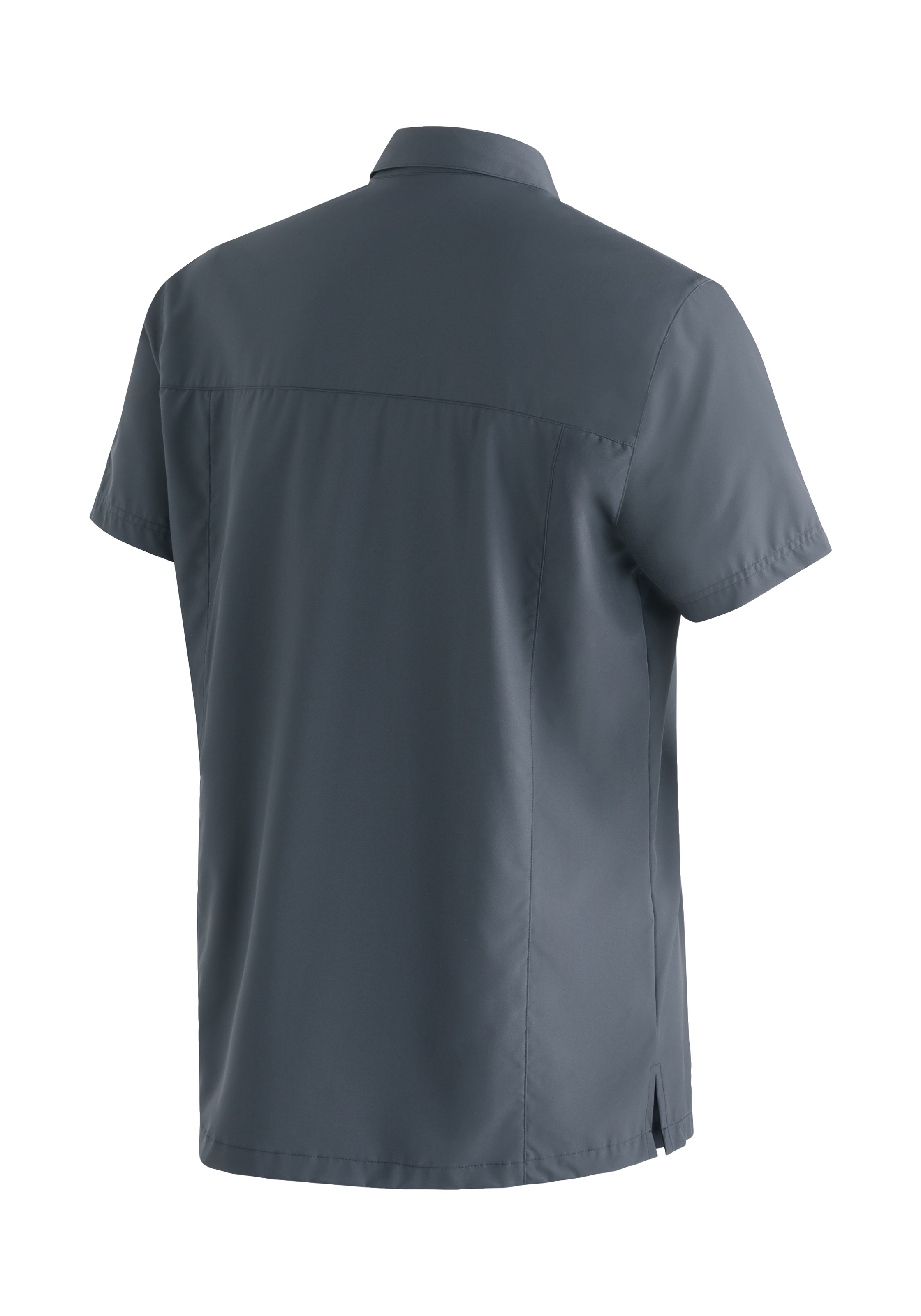 Maier Sports Funktionshemd »Magos S/S M«, Herren Hemd kurzarm, atmungsaktives Freizeithemd, Taillierter Schnitt