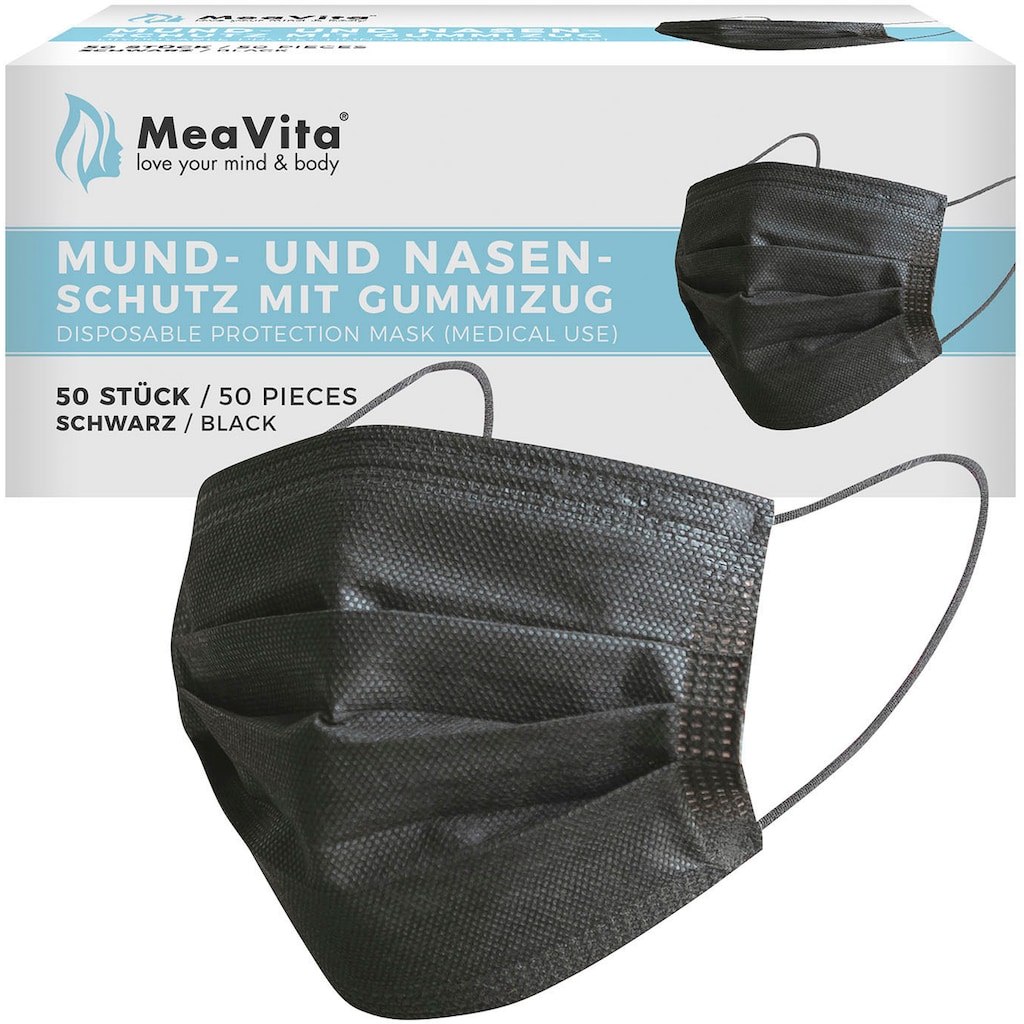 Medizinischer Mund-Nasen-Schutz, (Packung, 50 St.)