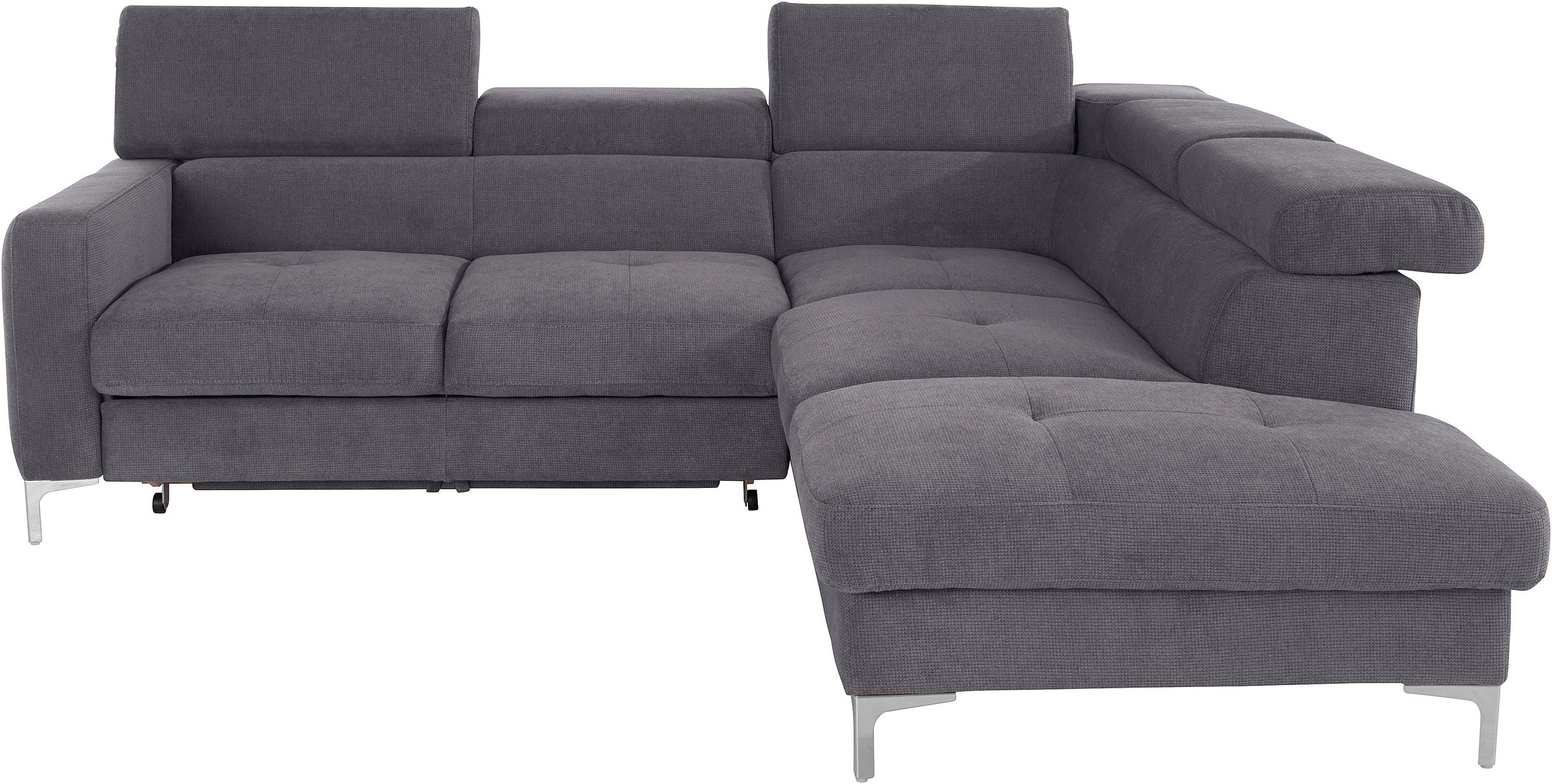 COTTA Ecksofa »Sammy L-Form«, inklusive Kopfteilverstellung, wahlweise mit Bettfunktion