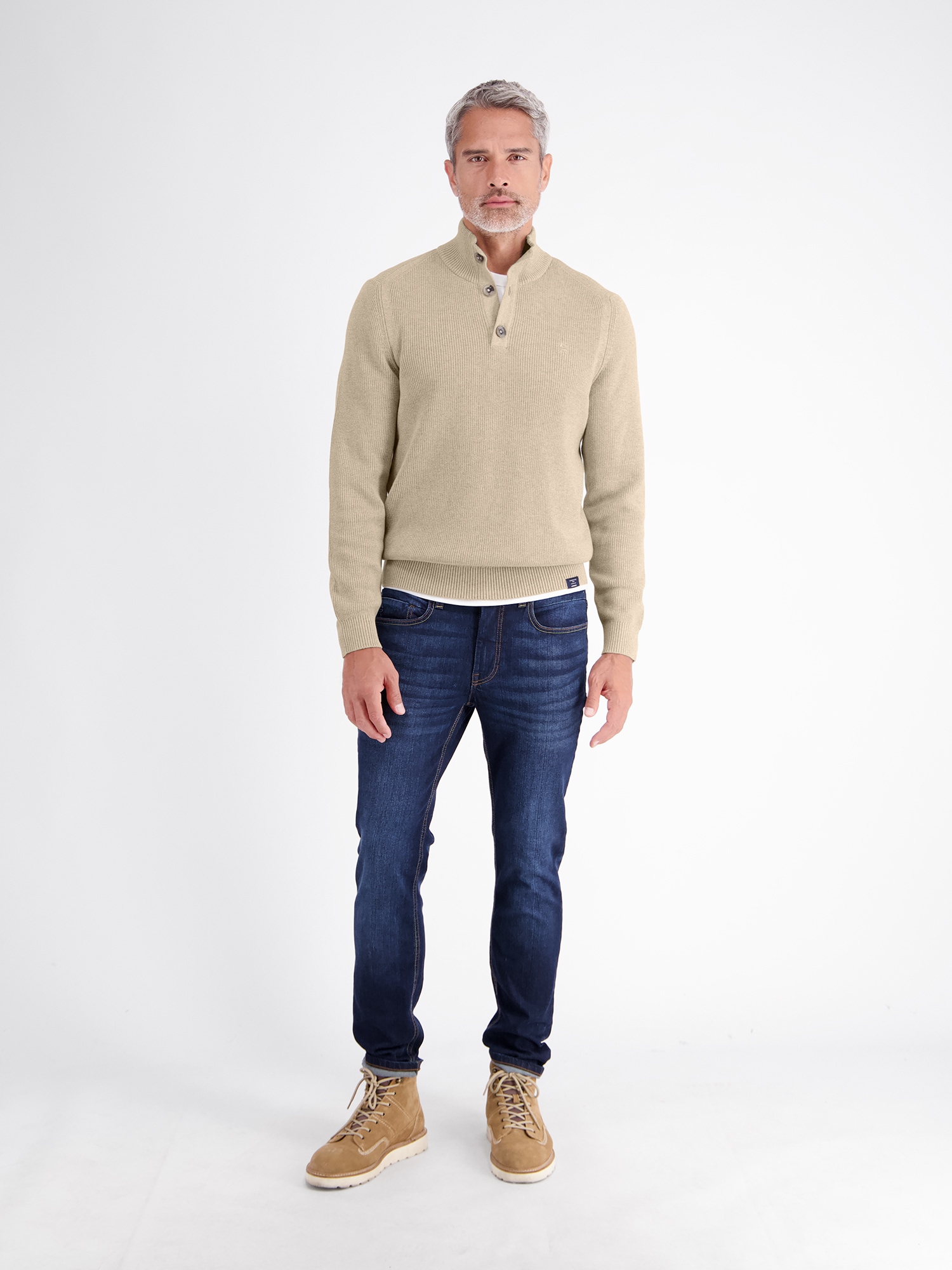 LERROS 1100000002199 »Klasischer Troyer aus gestrickter, flexibler Baumwolle«
