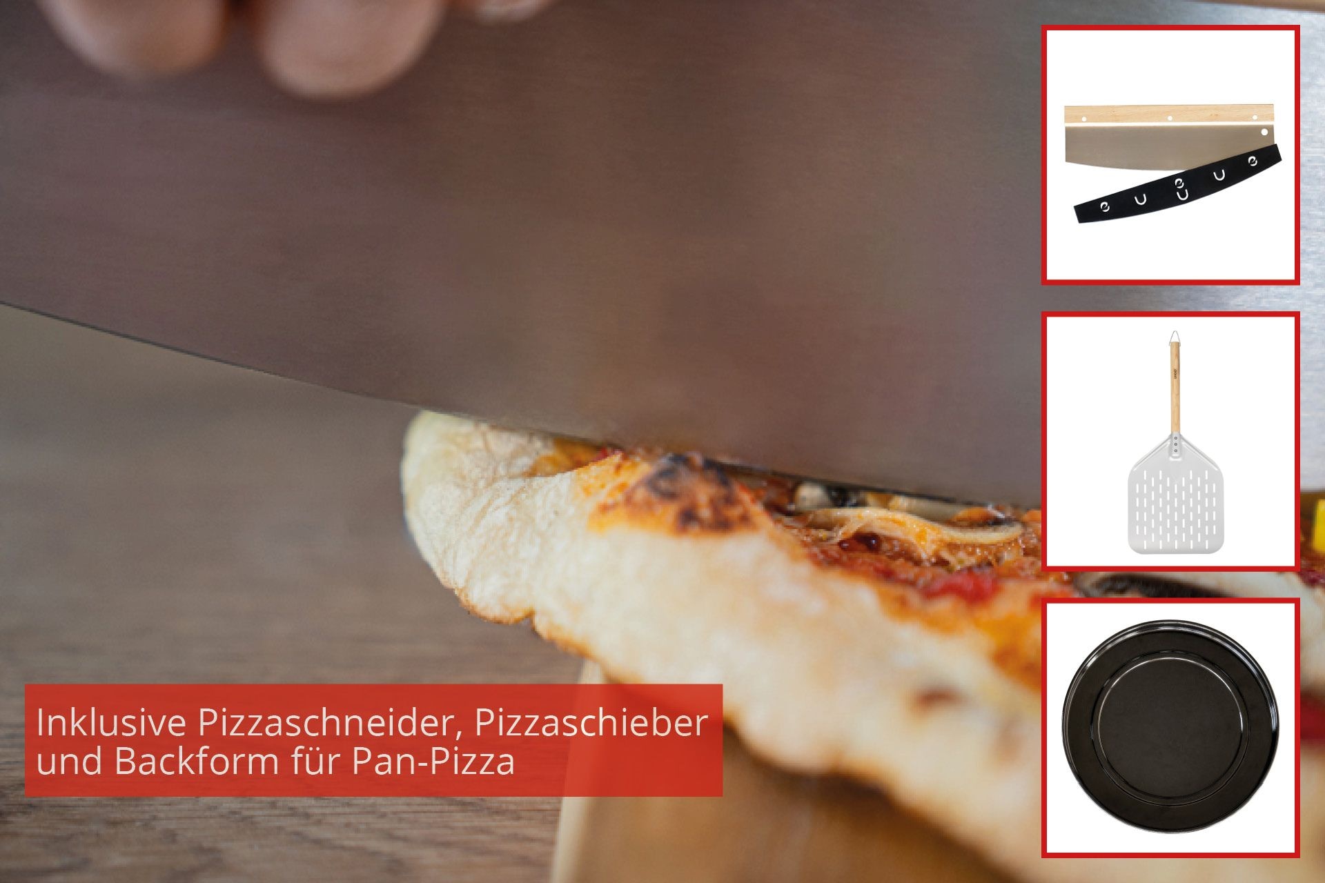 Unold Pizzaofen »Don Luigi 68815« mit hitzebeständiger Türdichtung