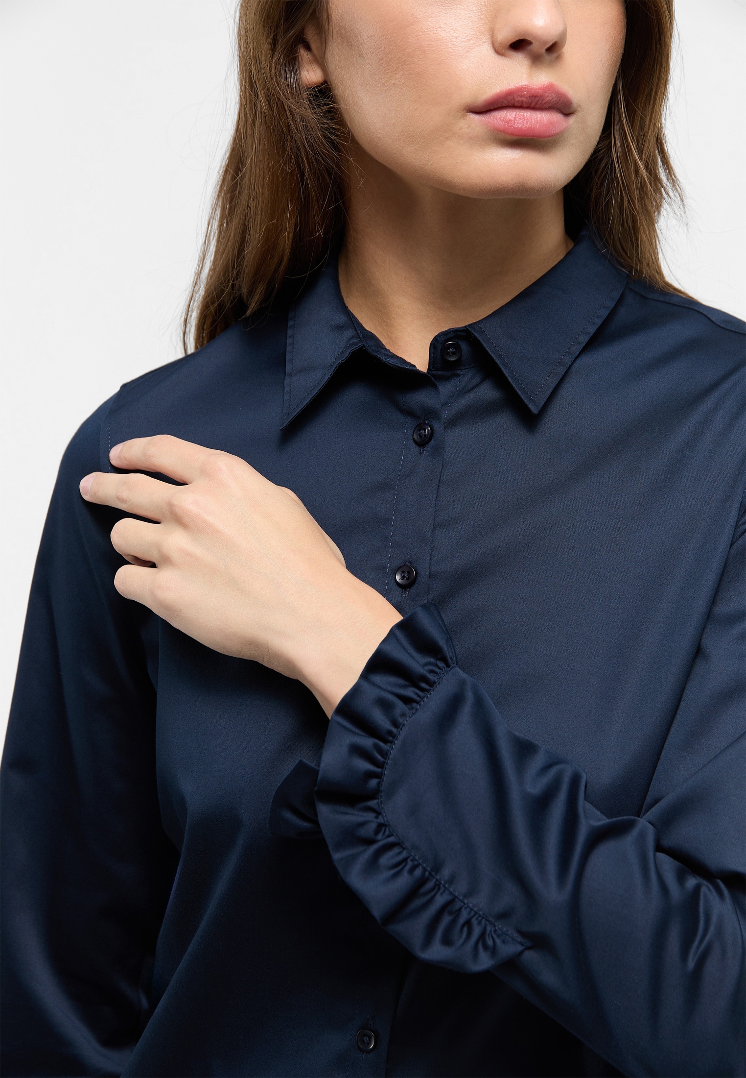 Eterna Hemdbluse »FITTED« EASY IRON (bügelleicht)