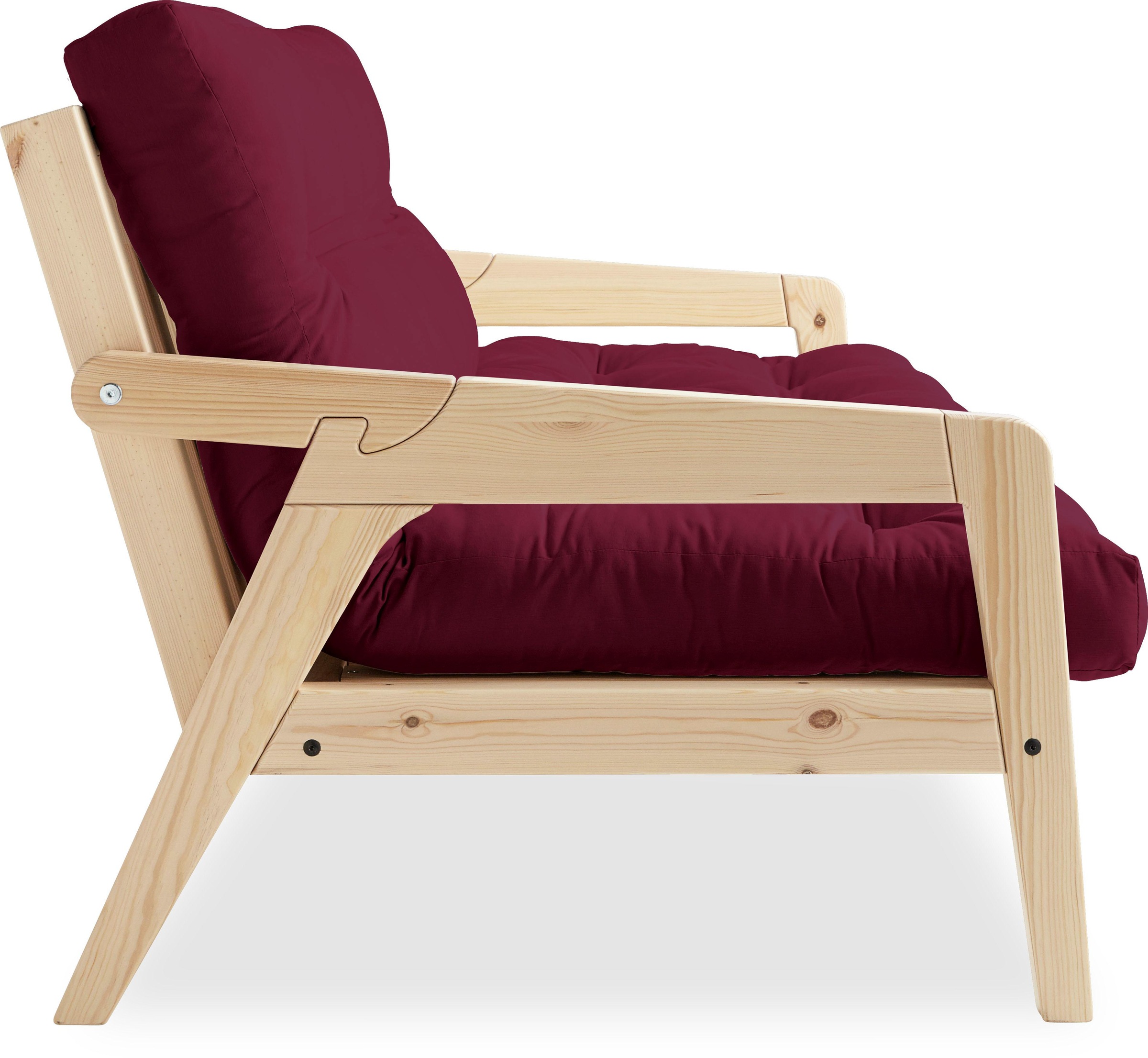 Karup Design Schlafsofa, Mit Holzstruktur, inkl. Futonmatratze, Liegefläche 130x190 cm