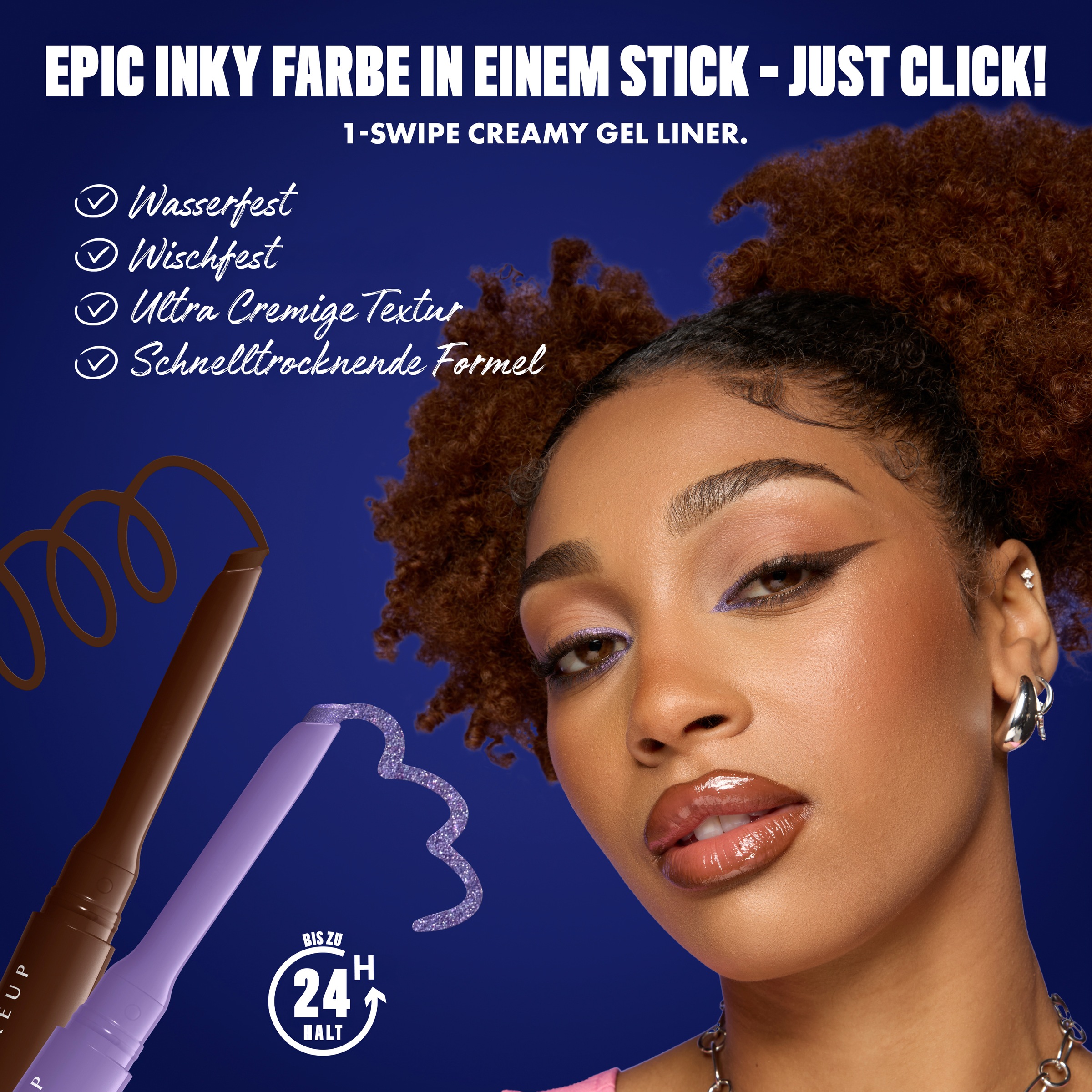NYX PROFESSIONAL MAKEUP Eyeliner »EPIC INKY STIX CREAM GEL EYELINER« ideal für definierte Lidstriche und vielfältige, ausdrucksstarke Looks