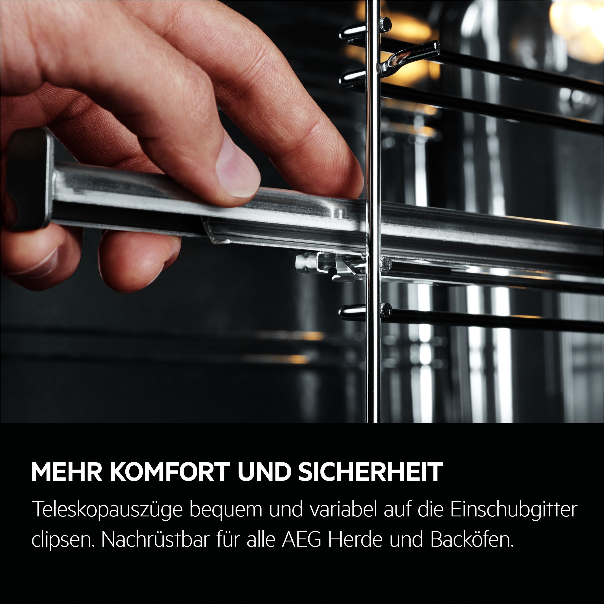 AEG Elektro-Herd-Set Serie 5000 »HH24HSPI«, Pyrolyse-Selbstreinigung, Hob2Hood, AirFry-Funktion