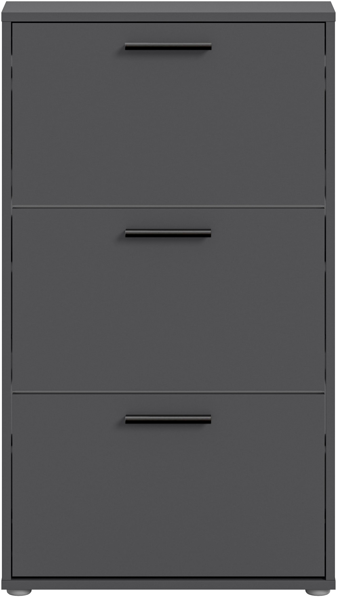 HBZ Schuhkipper »Sam Schuhkipper, Schuhschrank BxHxT 59x103x17 cm«, (1 St.), Schuhkipper, Schuhschrank mit 3 Klappen, BxHxT 59x103x17cm