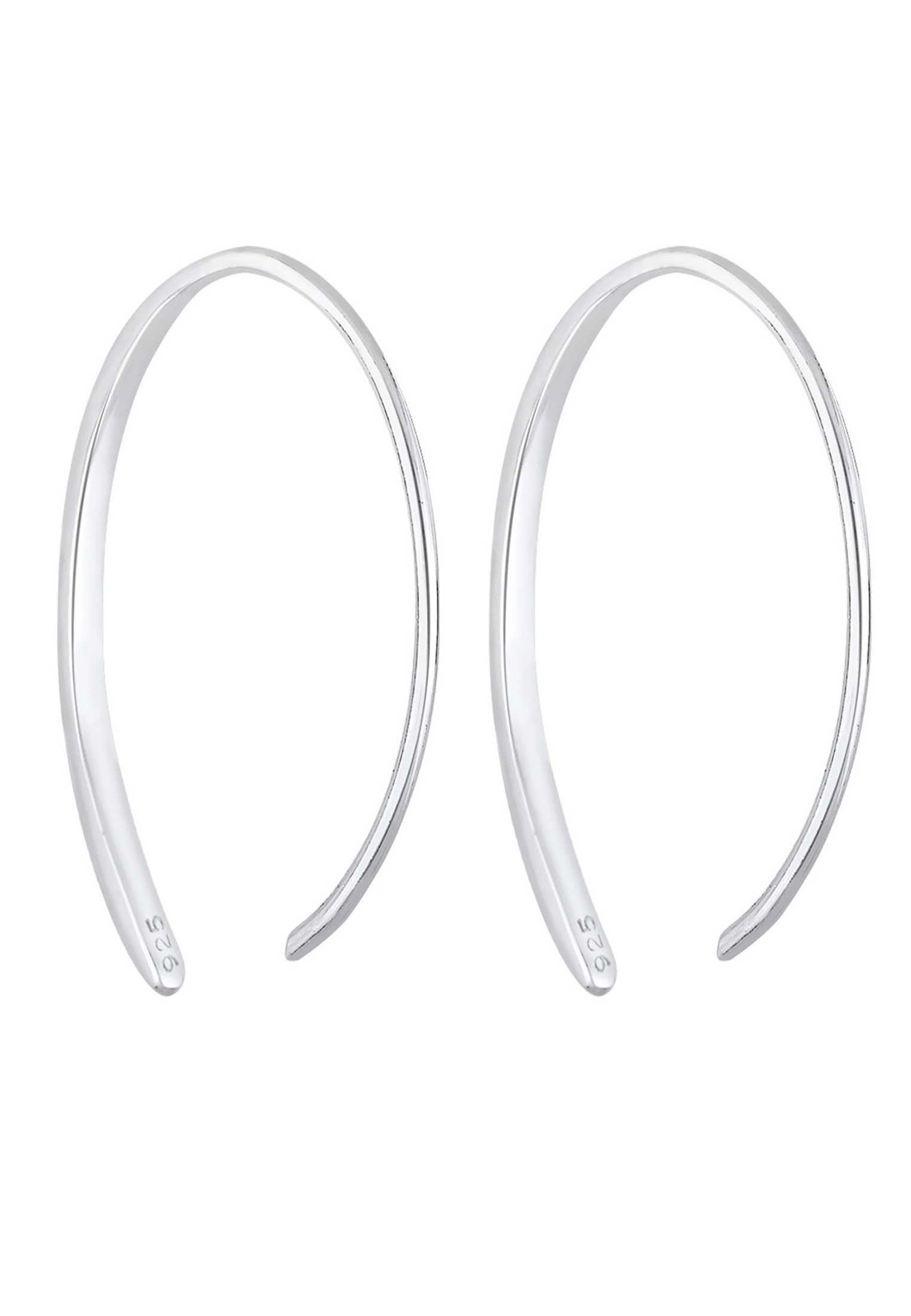 Elli Paar Creolen »Ohrringe Creole Geo Basic Trend 925 Silber«