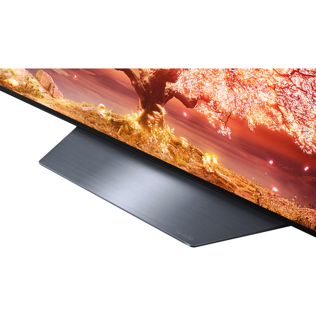 LG OLED-Fernseher »OLED77B19LA«, 195 cm/77 Zoll, 4K Ultra HD, Smart-TV, (bis zu 120Hz)-α7 Gen4 4K AI-Prozessor-Twin Triple Tuner-Sprachassistenten-HDMI 2.1