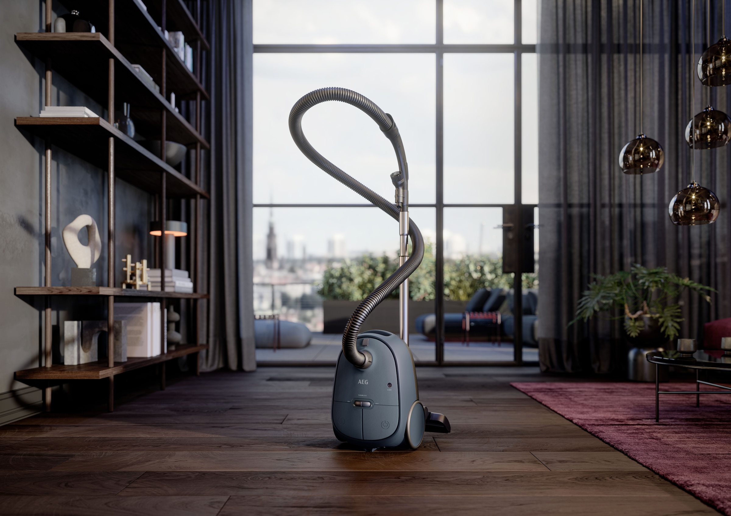 AEG Bodenstaubsauger »CLEAN 6000 (AB61C2DB)«, 850 W, mit Beutel, hohe Saugleistung, inkl. Zusatzdüsen, 50 % Recyclingkunststoff