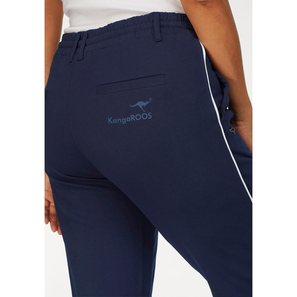 KangaROOS Jogger Pants, mit seitlichem Kontraststreifen