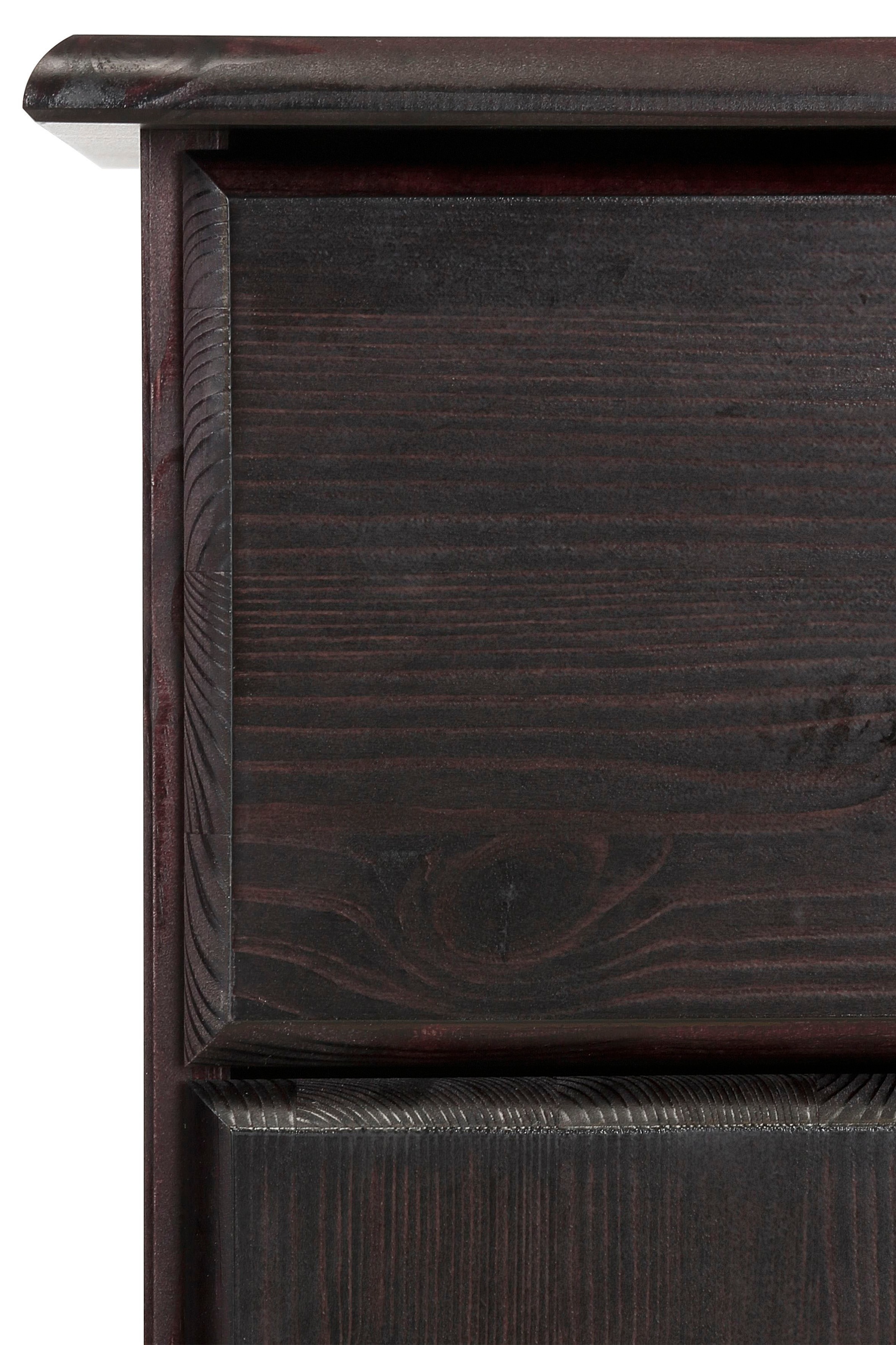 Home affaire Sideboard »Mette«, Kommode mit gefrästen, kugelförmigen Füßen, Breite 80 cm