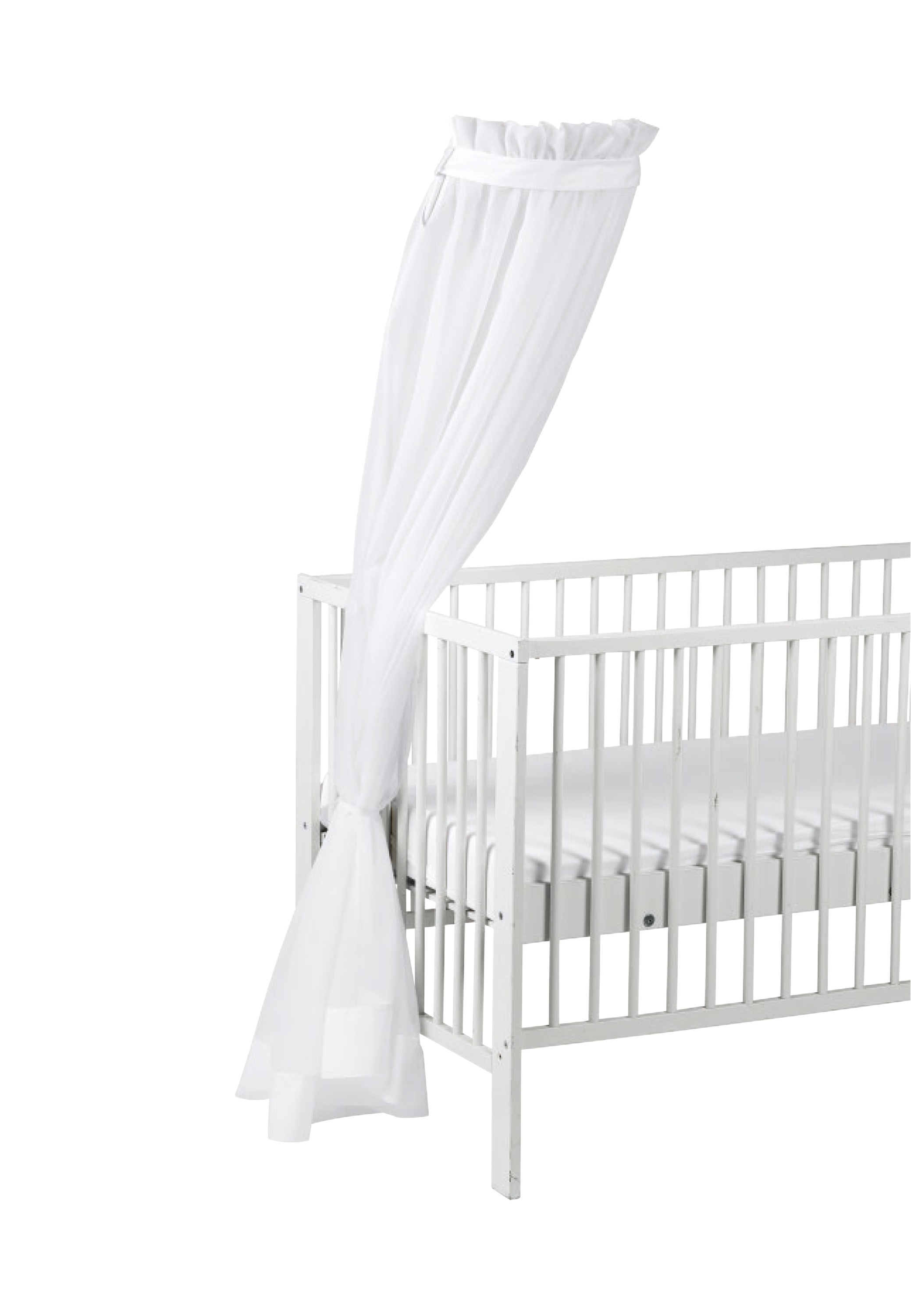 Sterntaler® Babybett »Bett-Himmel weiss«