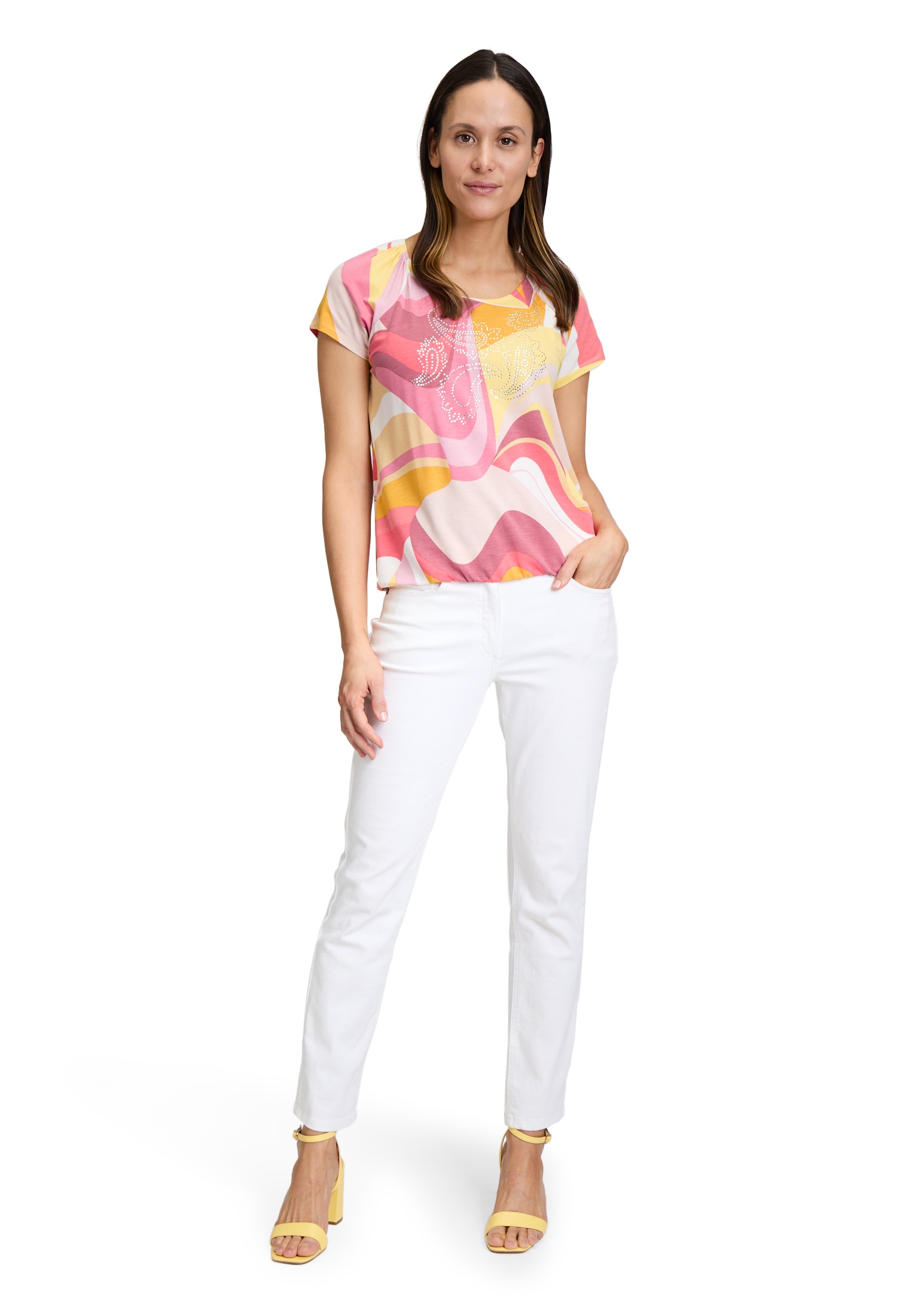 Betty Barclay T-Shirt »Printshirt mit Gummizug«