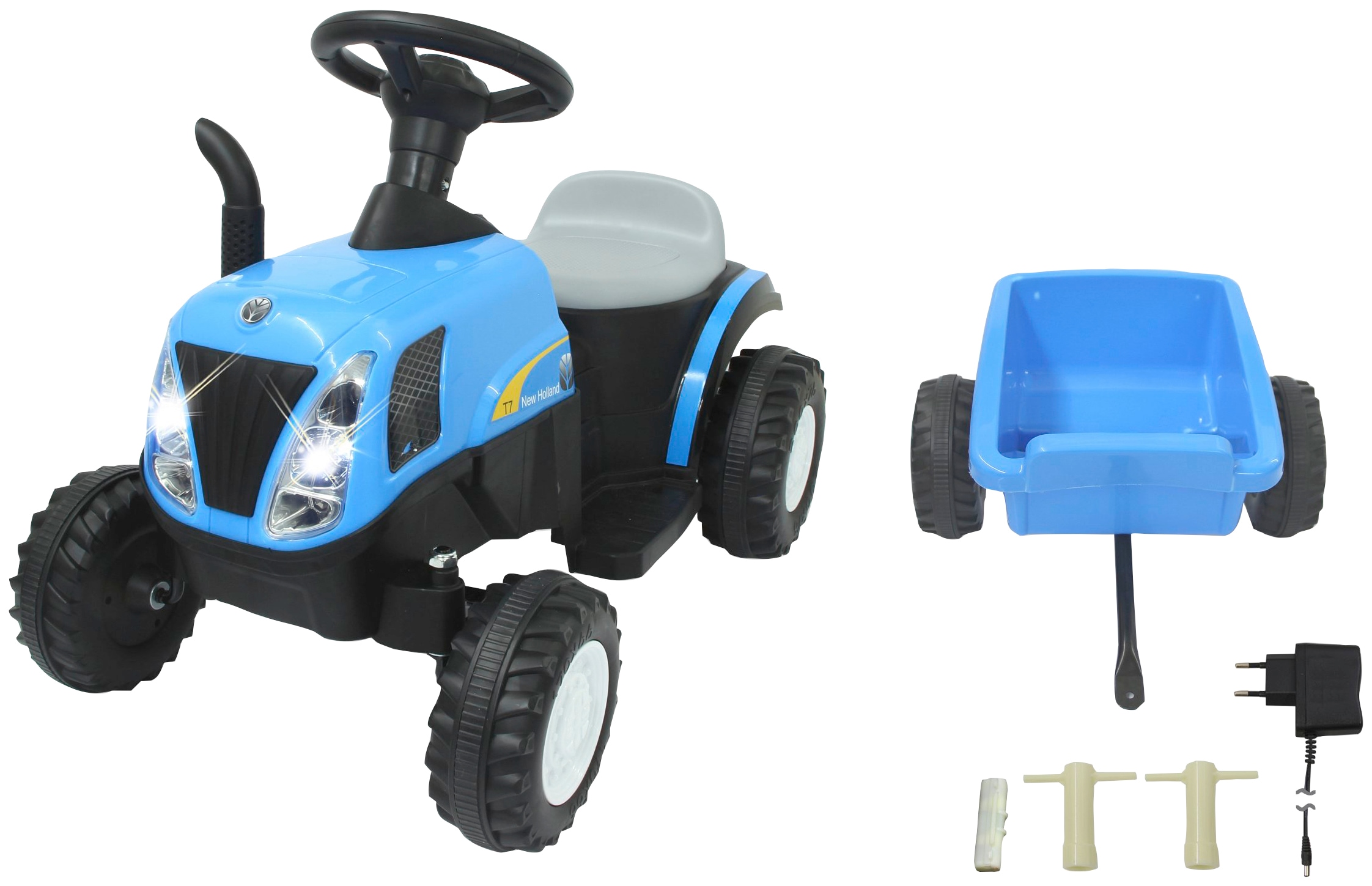 Elektro-Kindertraktor »Ride-on Traktor New Holland«, ab 3 Jahren, 6 V 4,5 Ah, mit...
