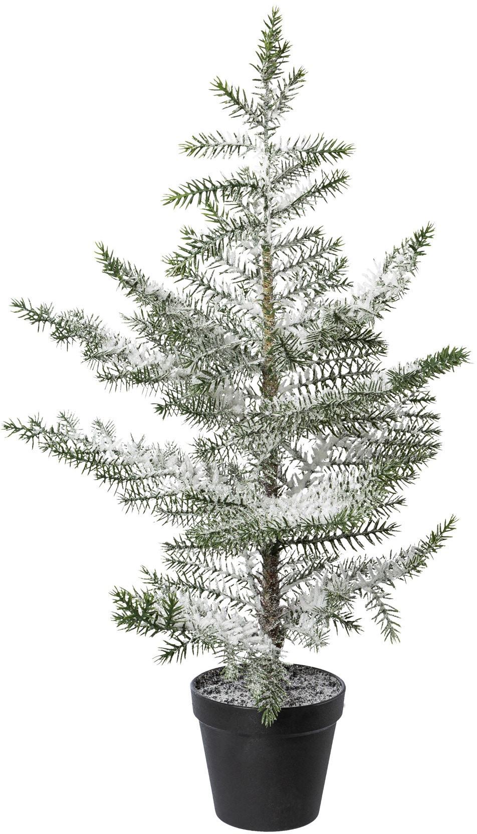 Creativ deco Künstlicher Weihnachtsbaum »Weihnachtsdeko, Zimmertanne im  Topf, künstlicher Christbaum,Tannenbaum«, beschneit, Höhe ca. 64 cm online  kaufen