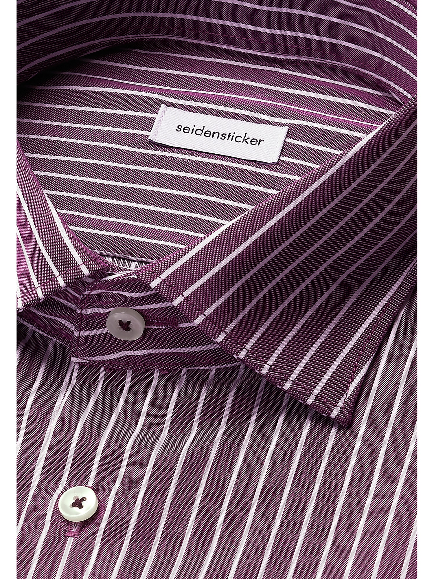 seidensticker Businesshemd »Schwarze Rose«, Regular 1/1 Kentkragen Gestreift