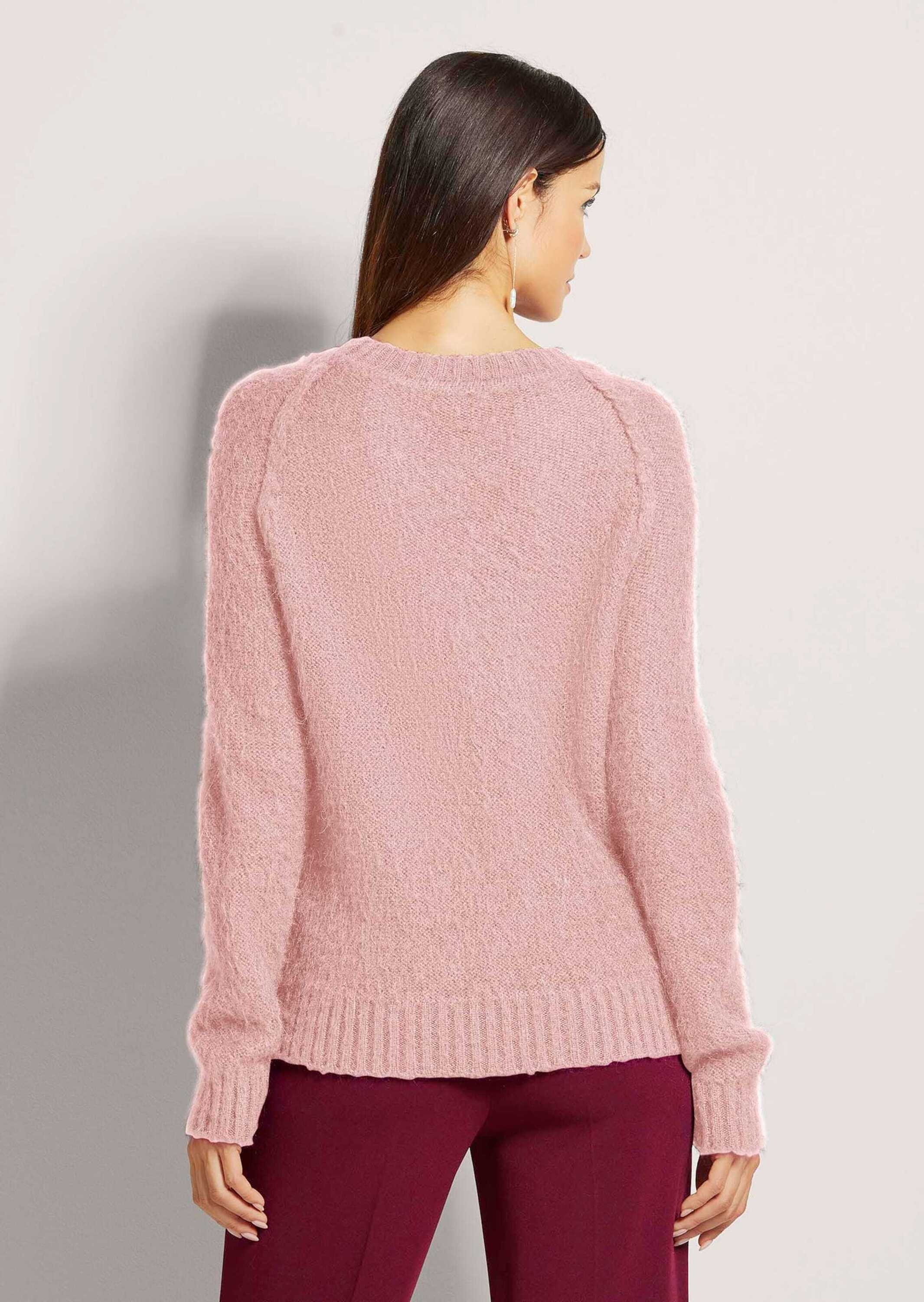 MADELEINE Longpullover »Pullover Flauschiger Rundhals-Pullover«