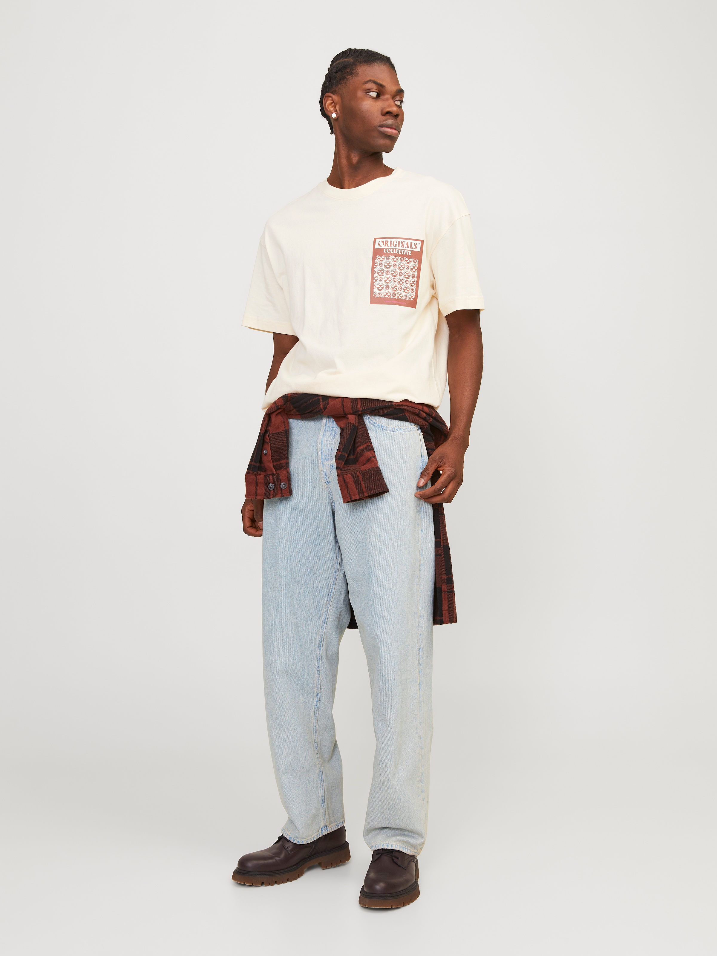 Jack & Jones Relax-fit-Jeans »JJIALEX mit cleanem Look und Taschenvielfalt« mit Gürtelschlaufen