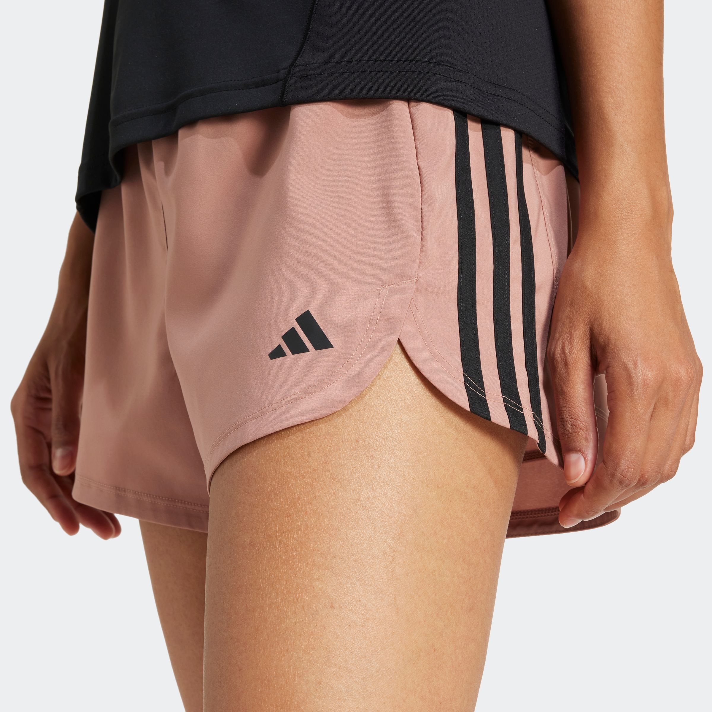 adidas Performance Shorts »PACER WVN HIGH«, (1 tlg.), Woven Trainingsshorts mit hohem Bund