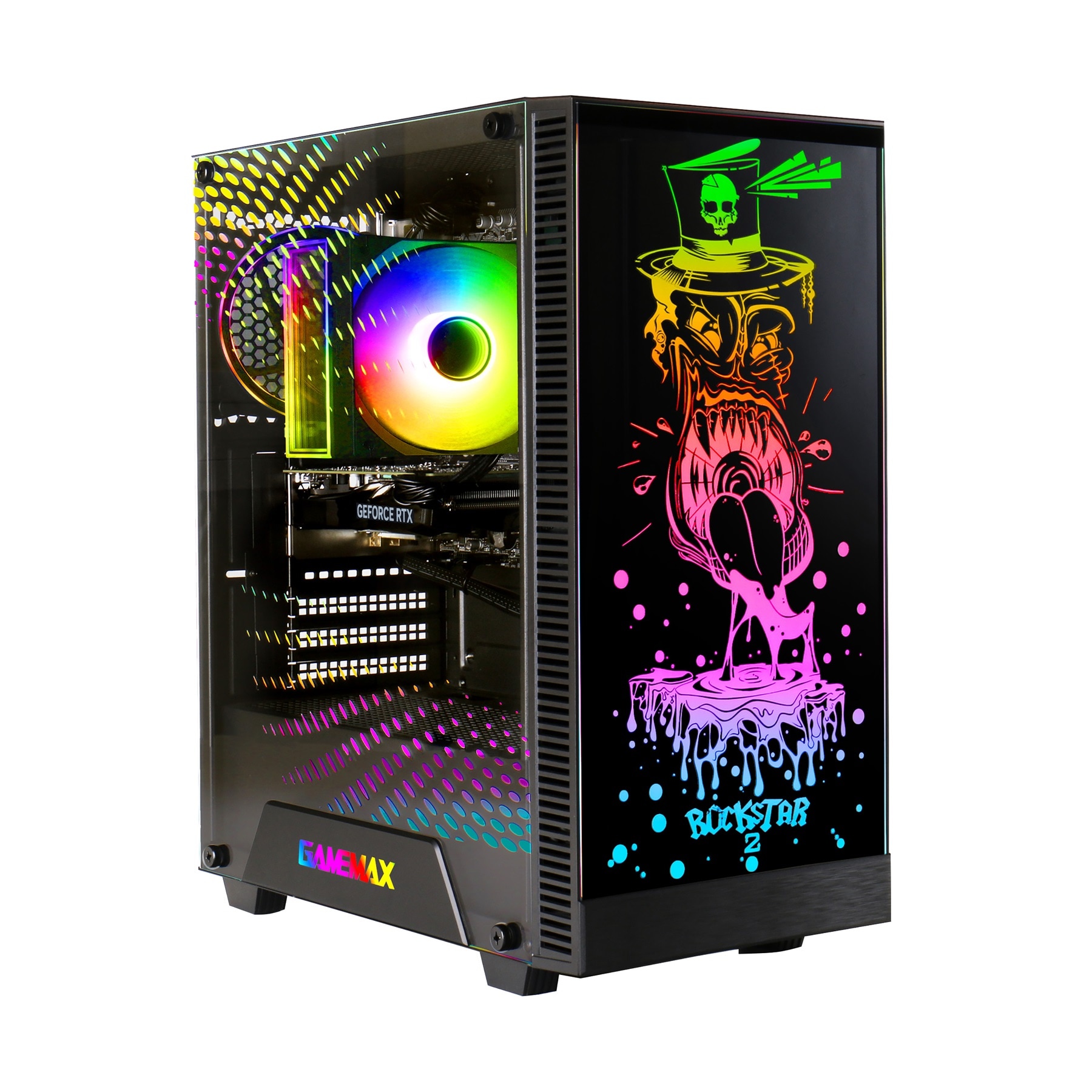 GAMEMAX PC-Komplettsystem »MegaDeal Rockstar SET2627«, (inkl. Maus & Tastatur), Windows 11, DDR5 RAM + MSI PRO MP273A Monitor, 69cm (27")
